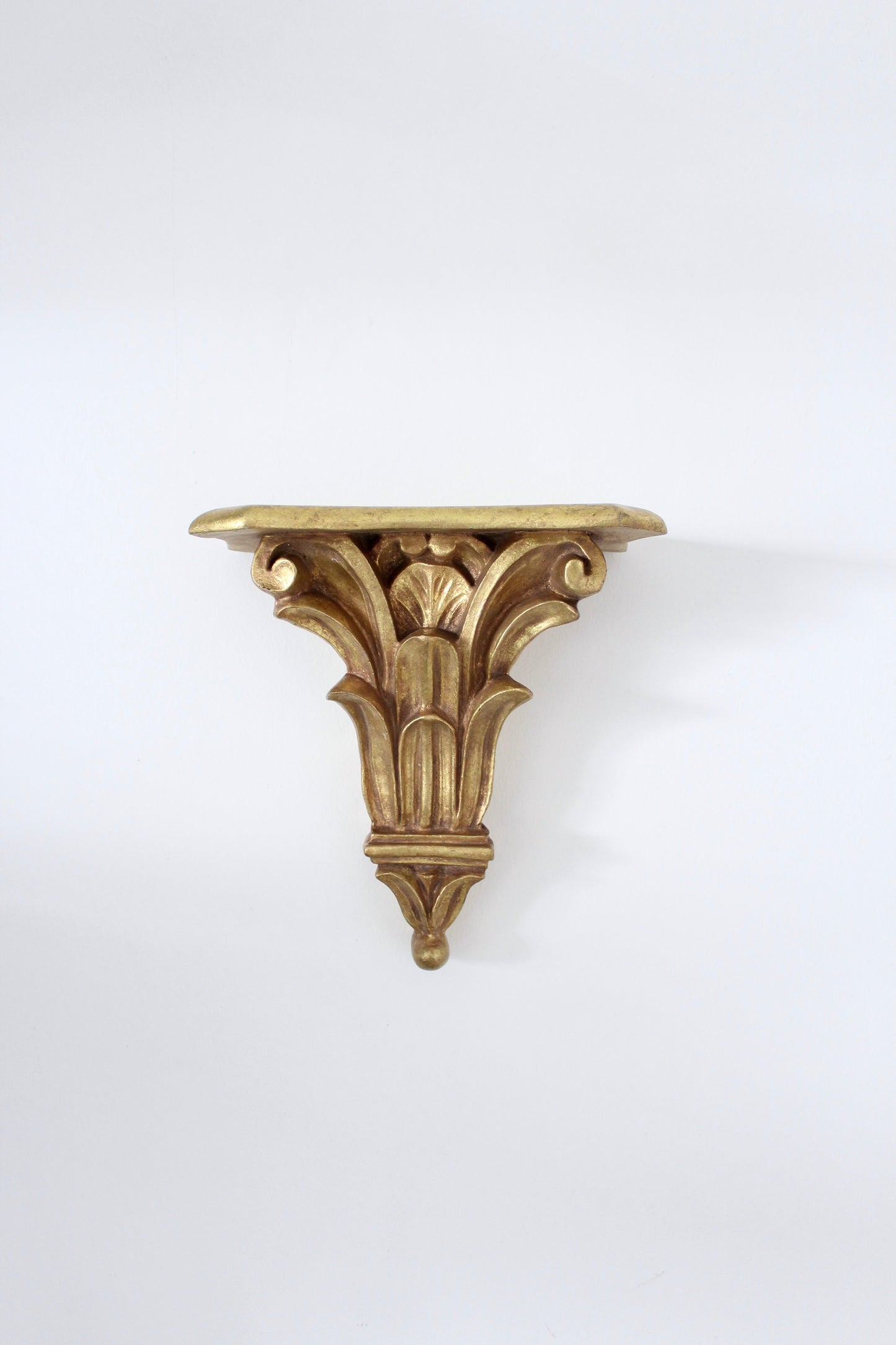 Vintage Gilt Wall Sconce