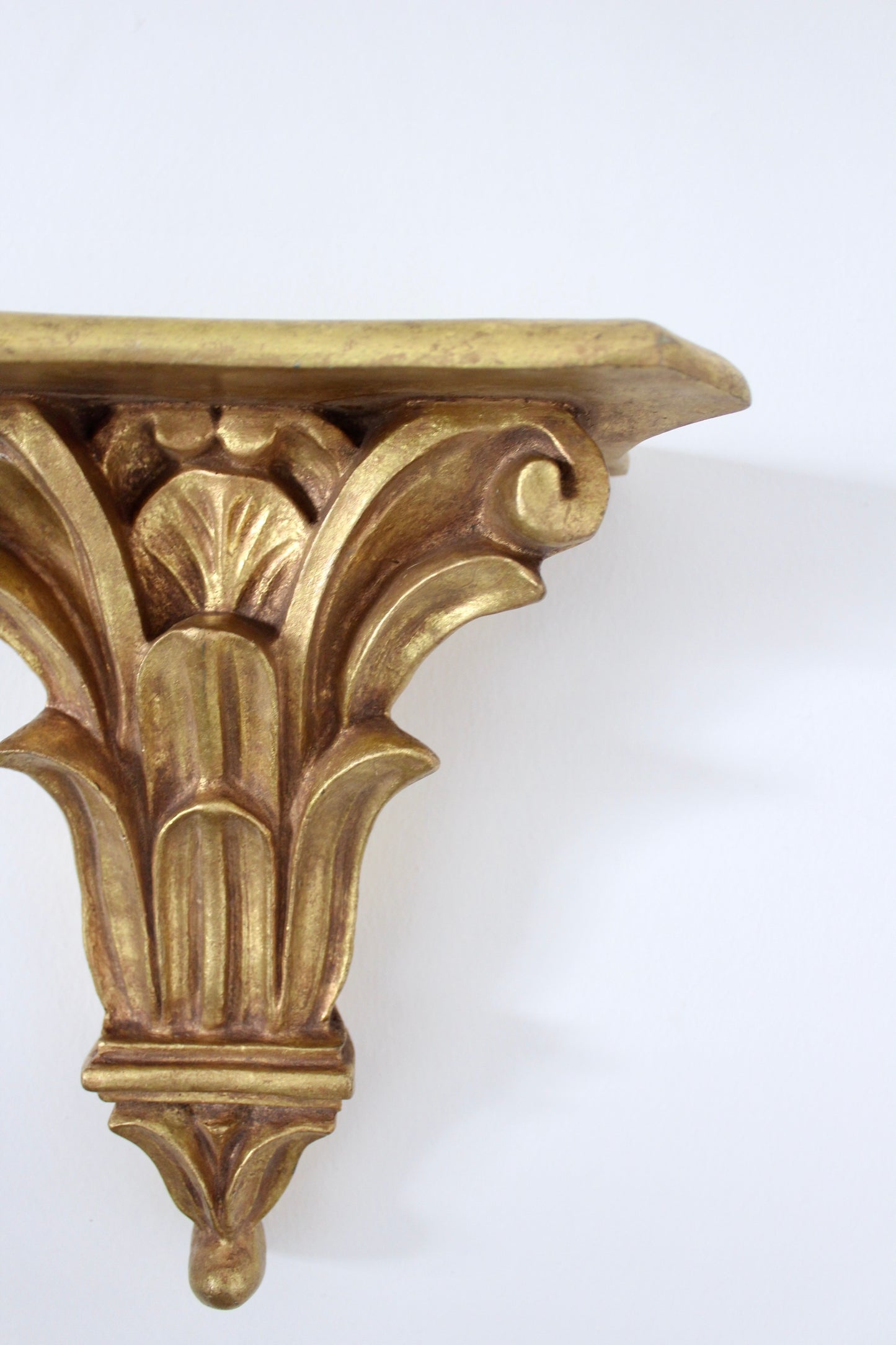 Vintage Gilt Wall Sconce