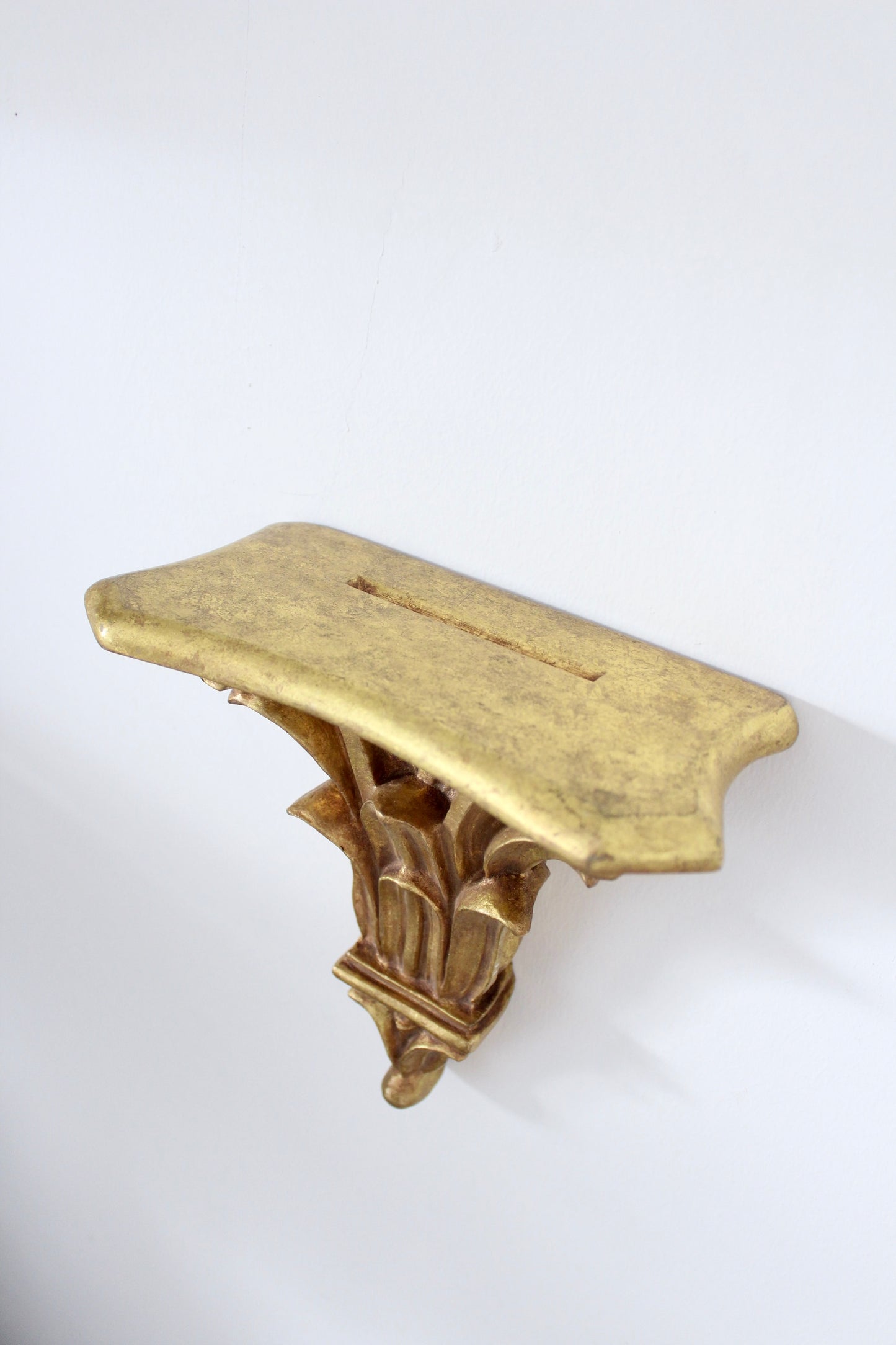 Vintage Gilt Wall Sconce