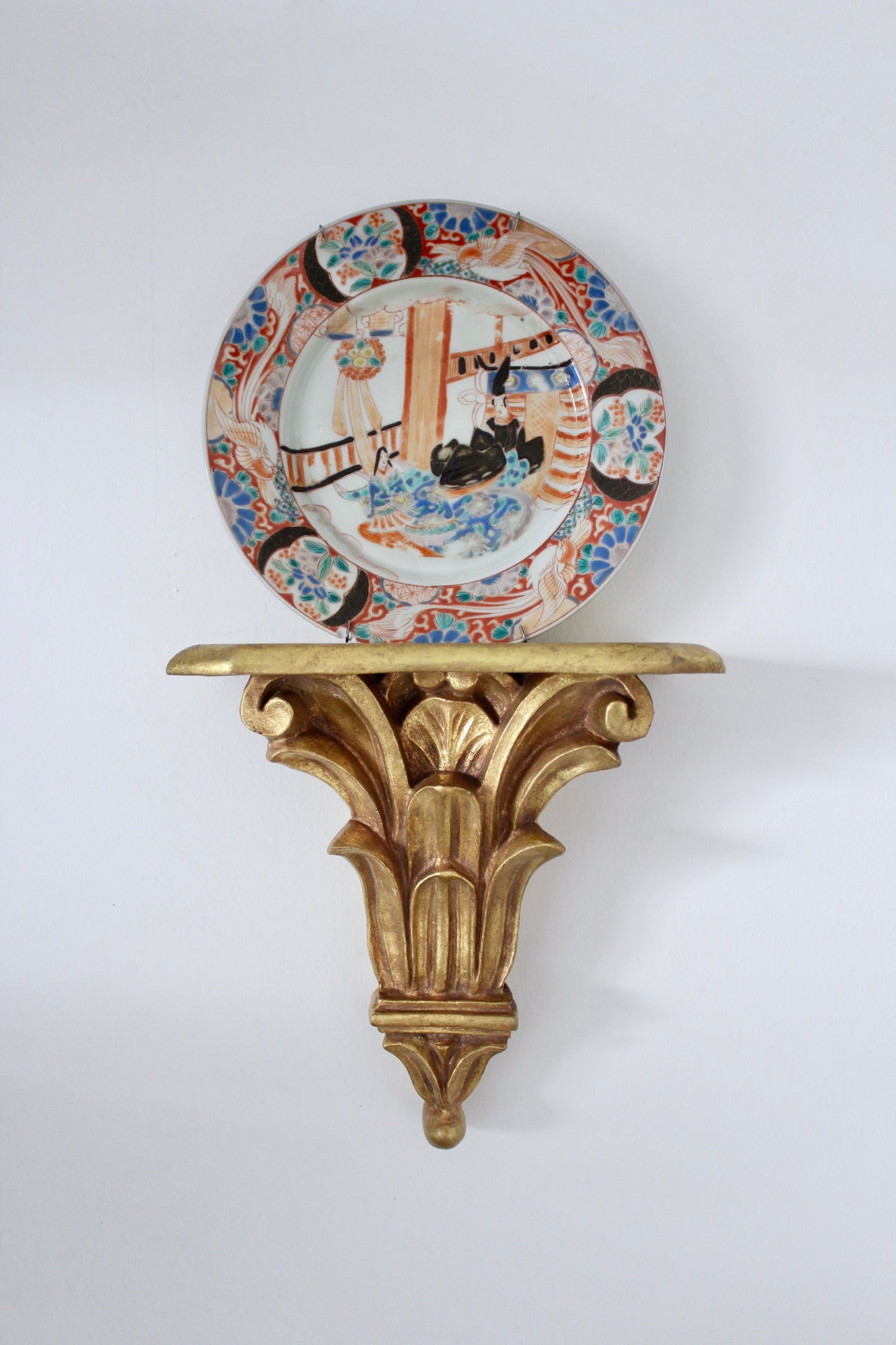 Vintage Gilt Wall Sconce