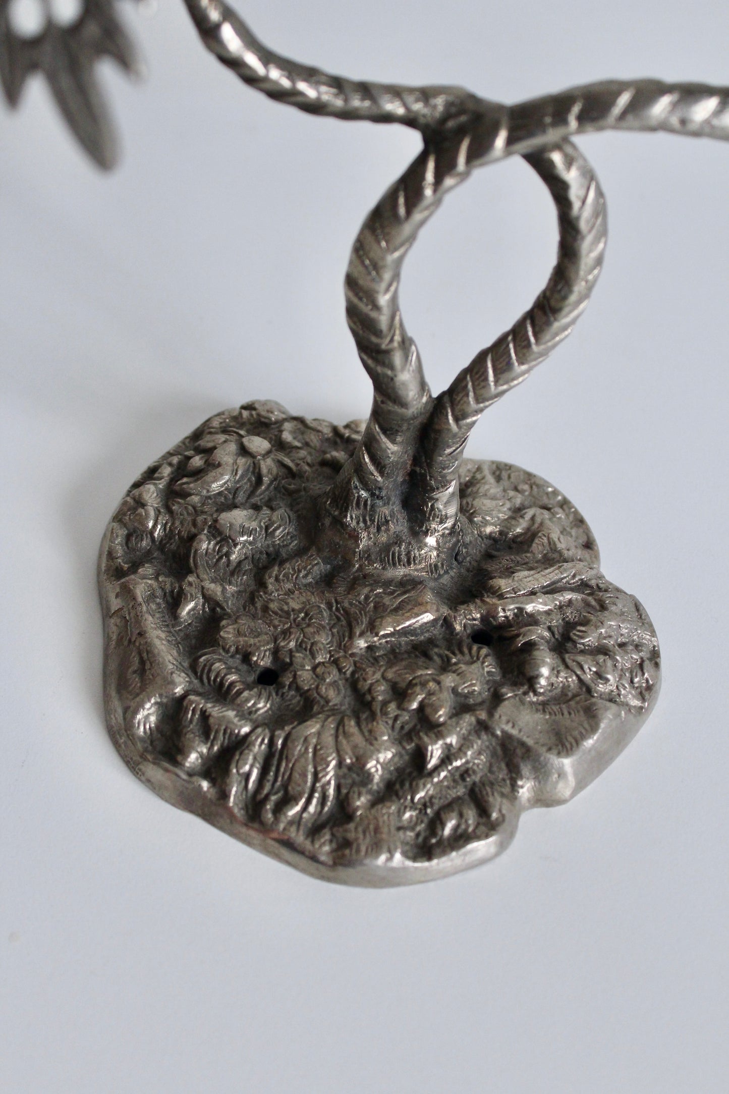 Vintage Brass Palm Trees Sculpture