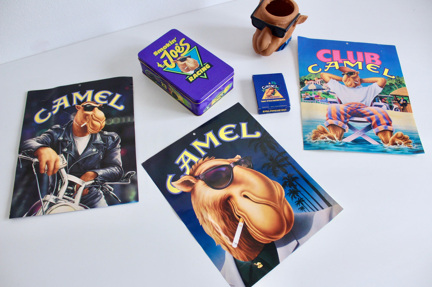 Retro Camel Cigarets 1980s-1990s Promotional Materials