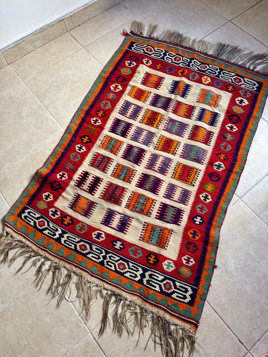 Vintage Persian Kilim - 98x177