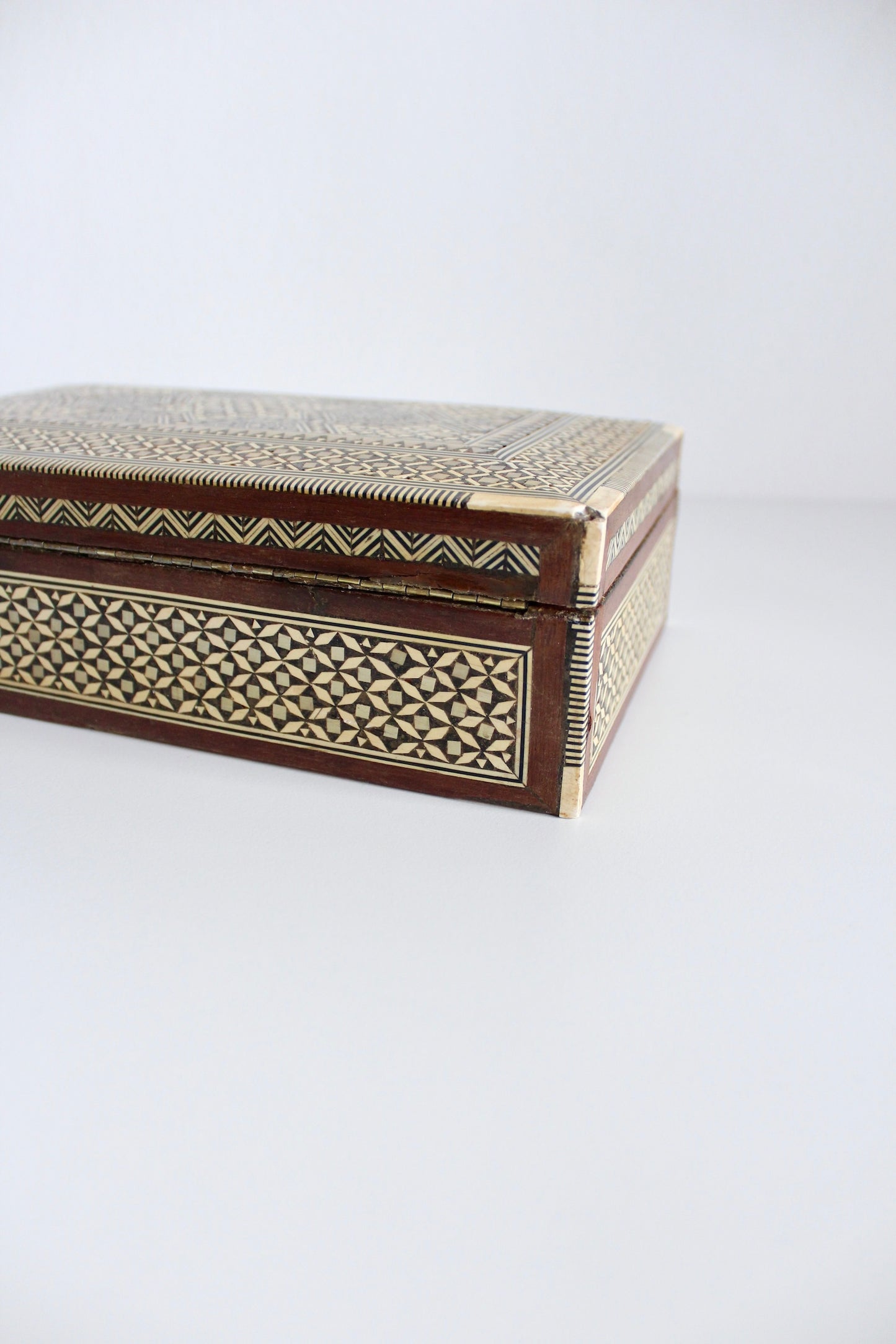 Vintage Marquetry Jewelry Boxes