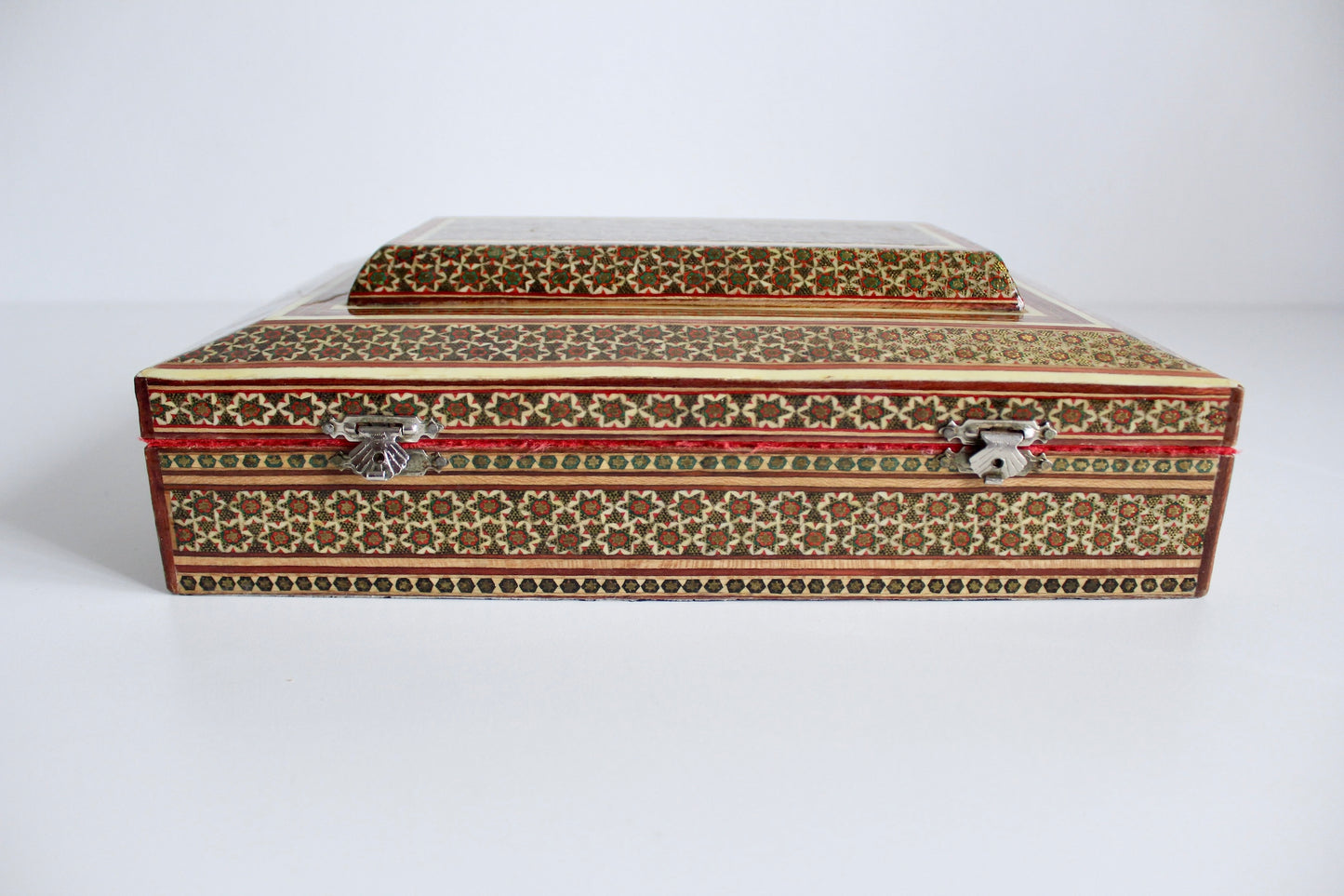 Vintage Marquetry Jewelry Boxes