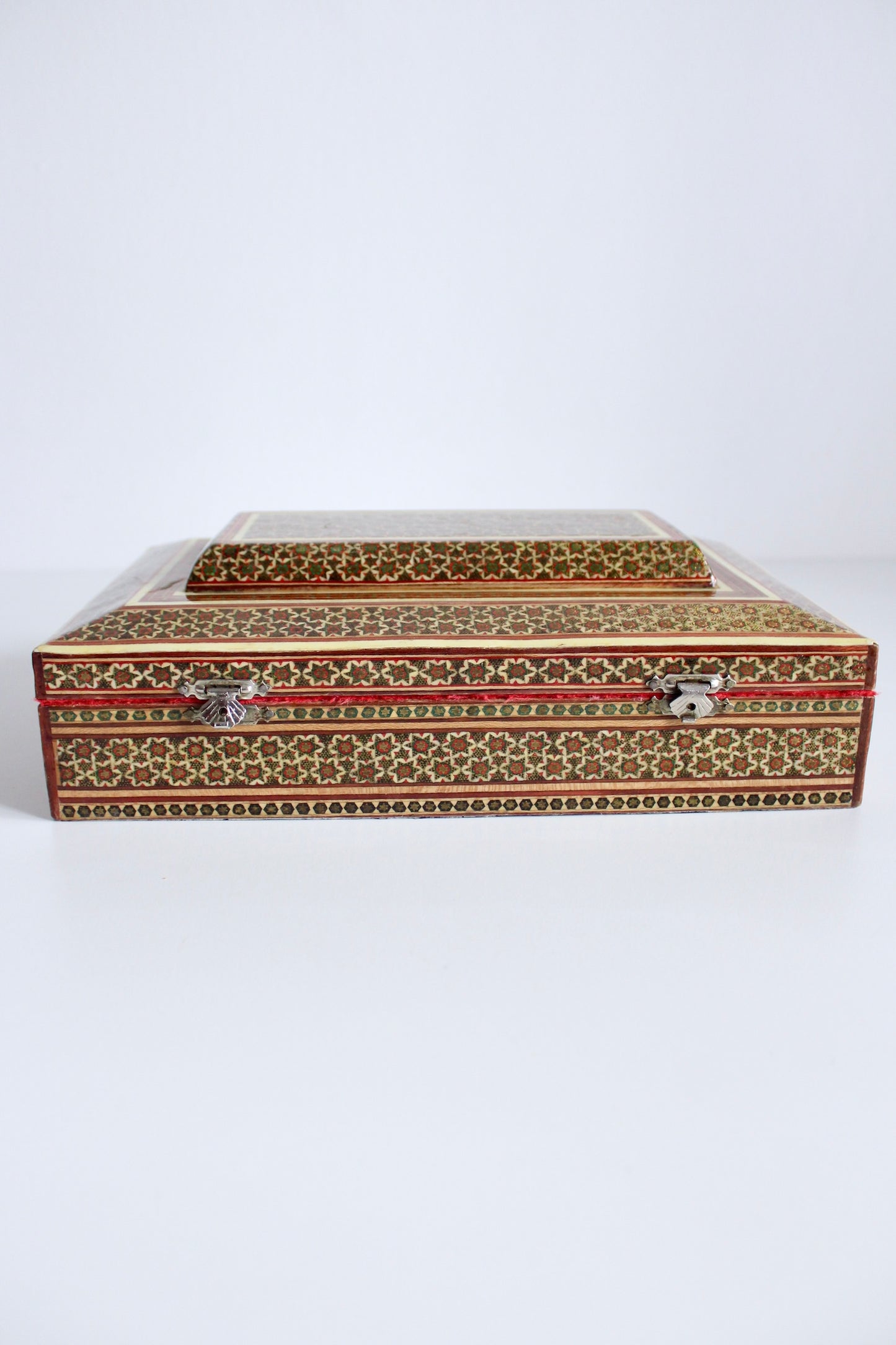 Vintage Marquetry Jewelry Boxes
