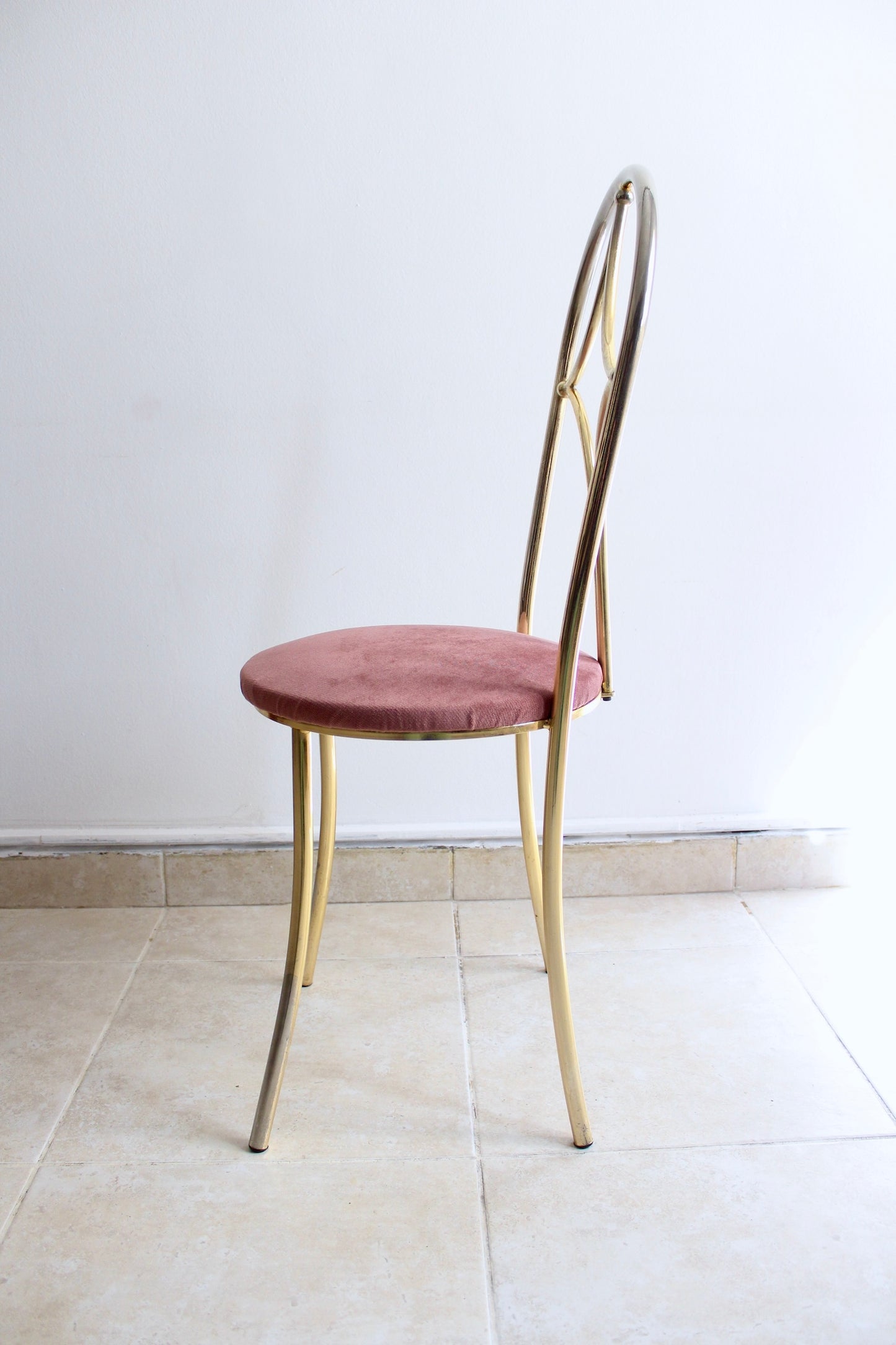 1970s Hollywood Regency Style Vanity Chair