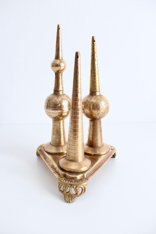 Vintage Brass Kuwait Towers Made in India