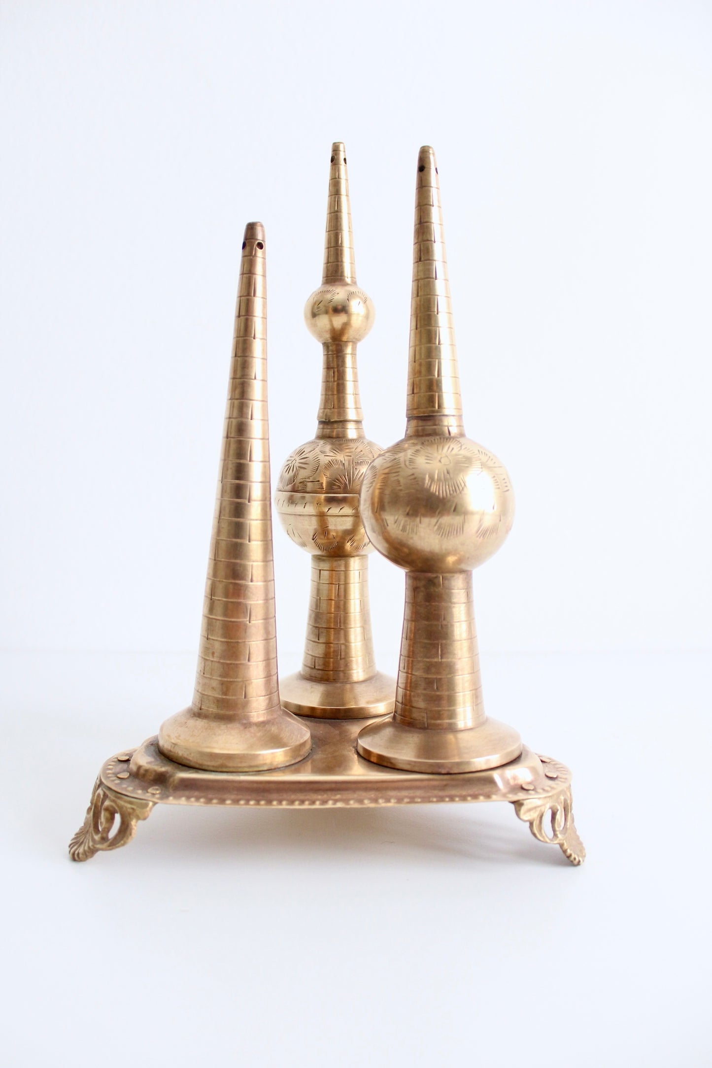 Vintage Brass Kuwait Towers Made in India