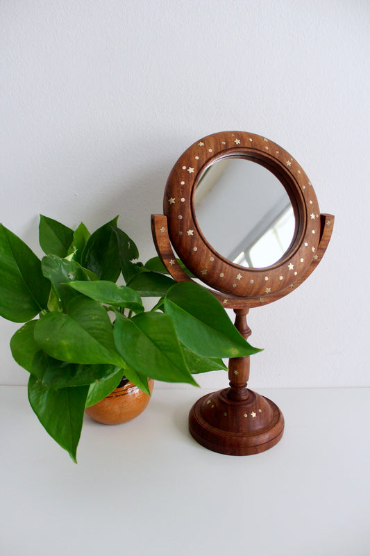 Sweet Handmade Rosewood Vanity Mirror