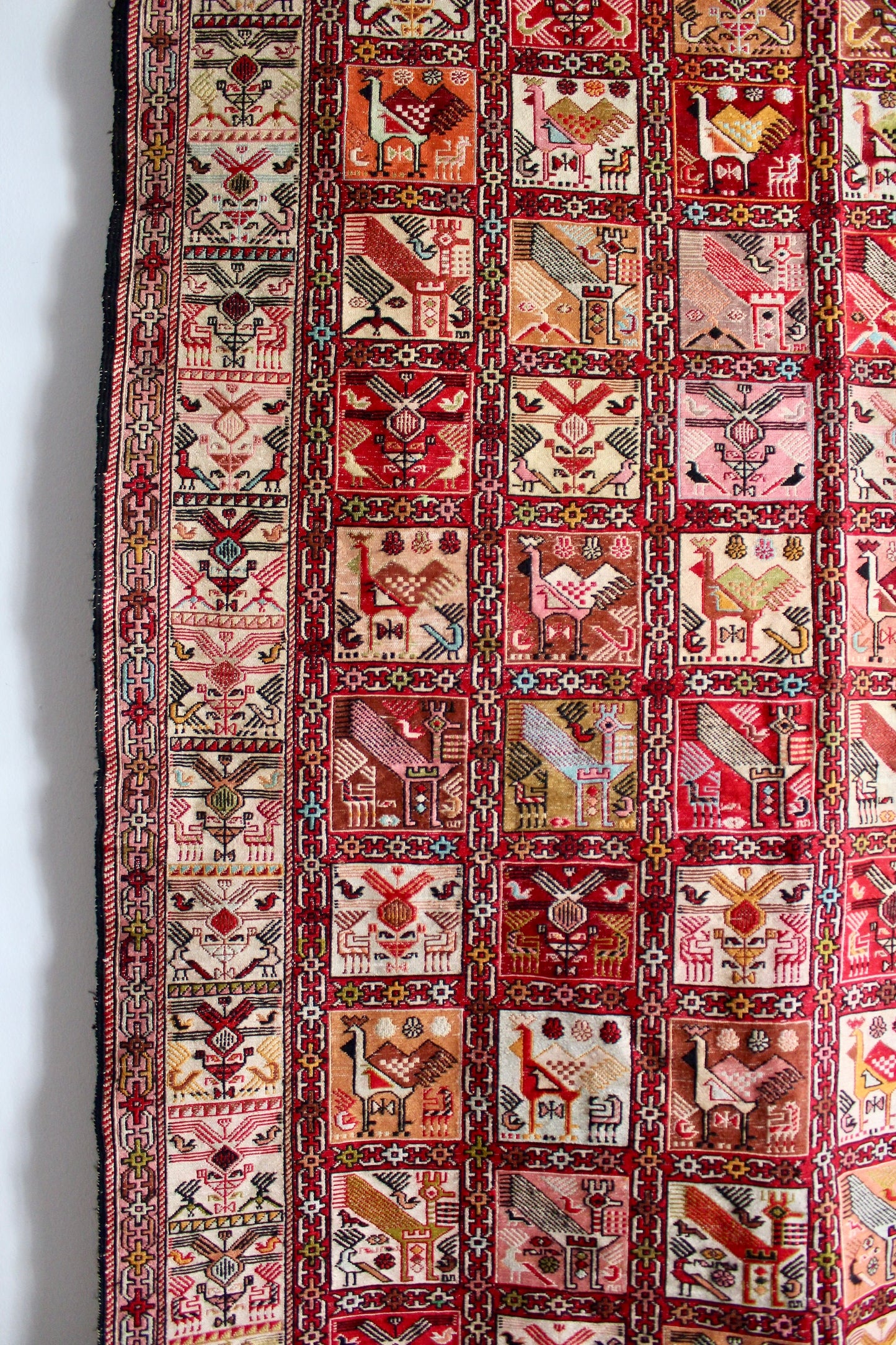 Caucasian Soumak Handwoven Kilim 125x202