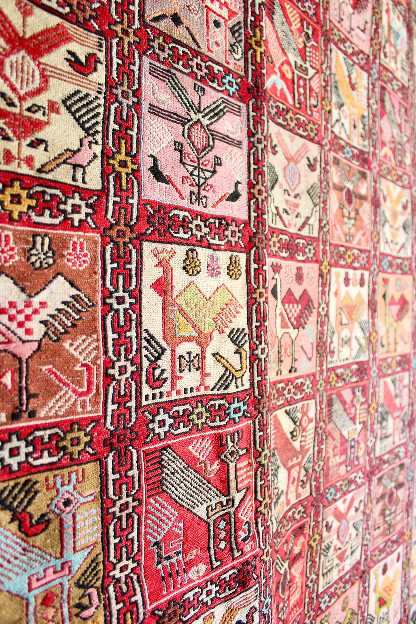 Caucasian Soumak Handwoven Kilim 125x202