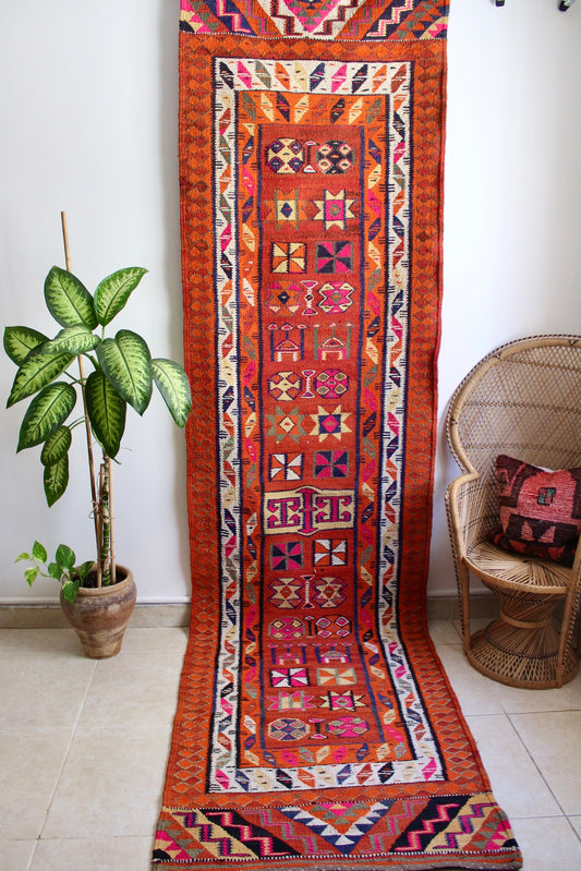 Vintage Kilim Sadu - 90x350