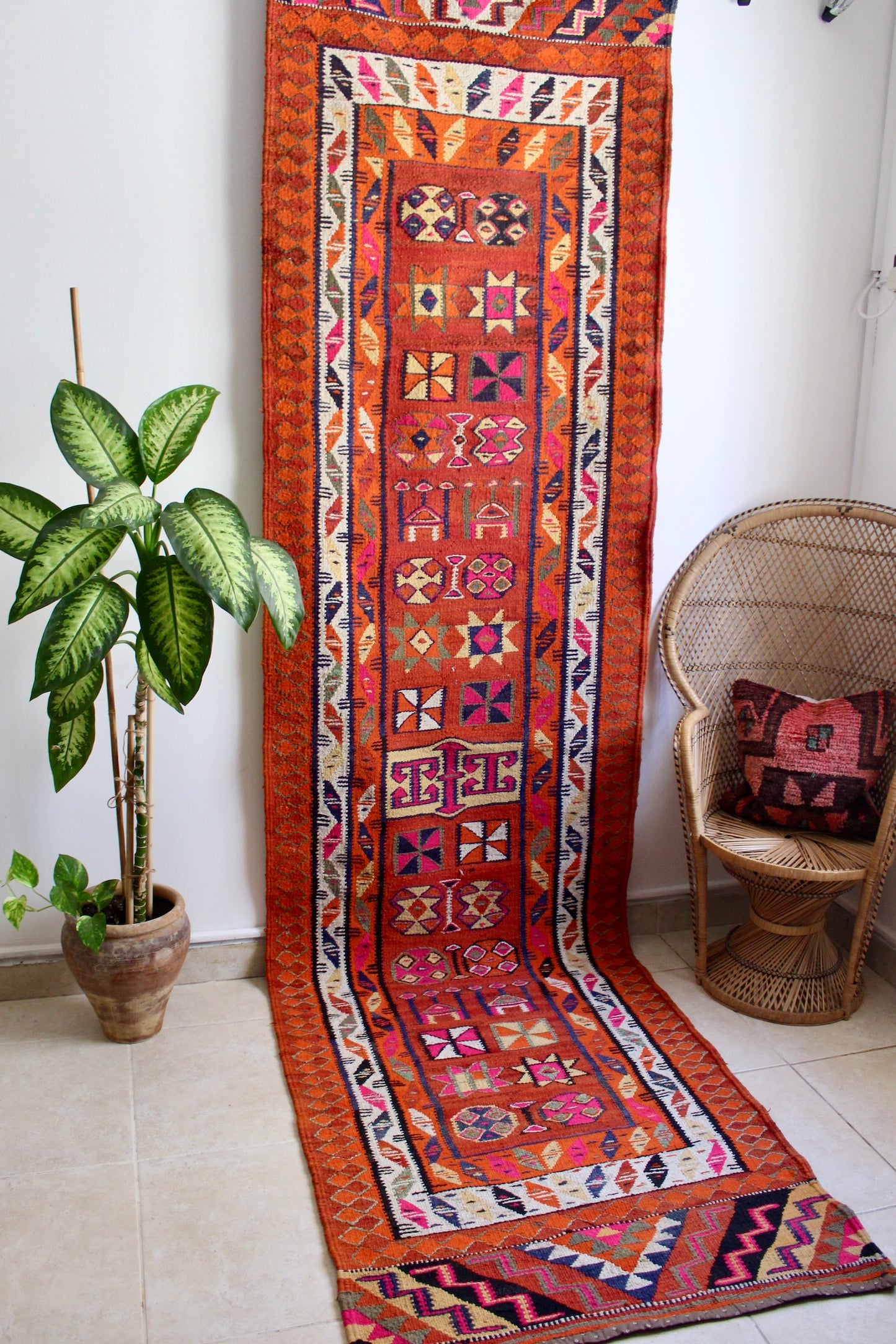Vintage Kilim Sadu - 90x350