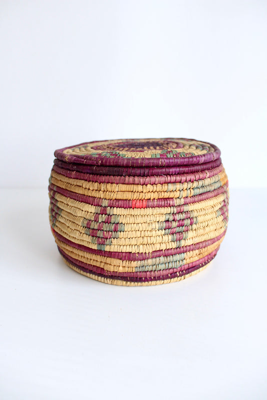 Vintage Tribal Handmade Baluch Basket