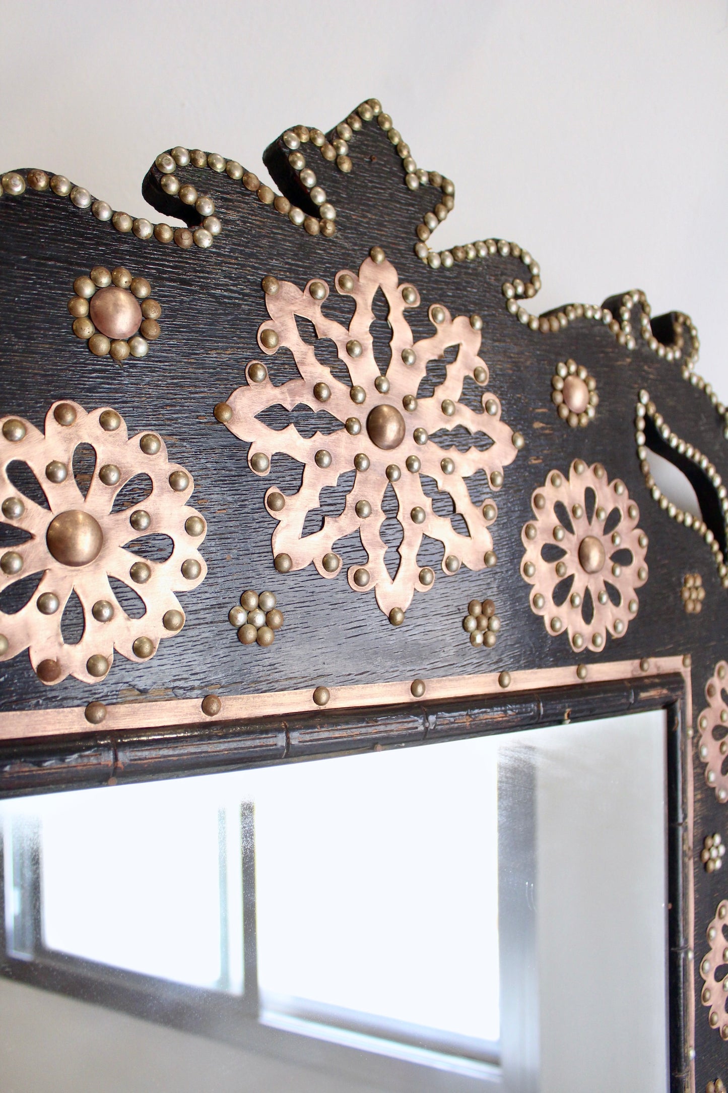 XL Vintage Mirror with shelf and drawers