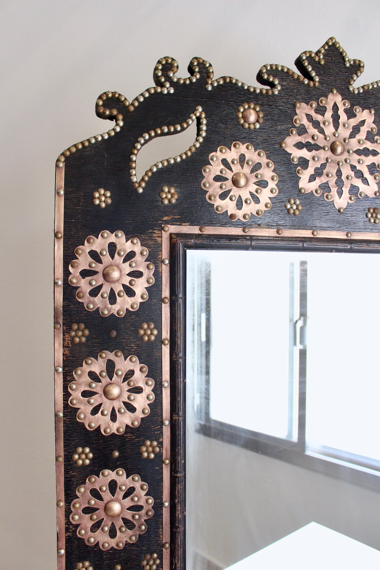 XL Vintage Mirror with shelf and drawers