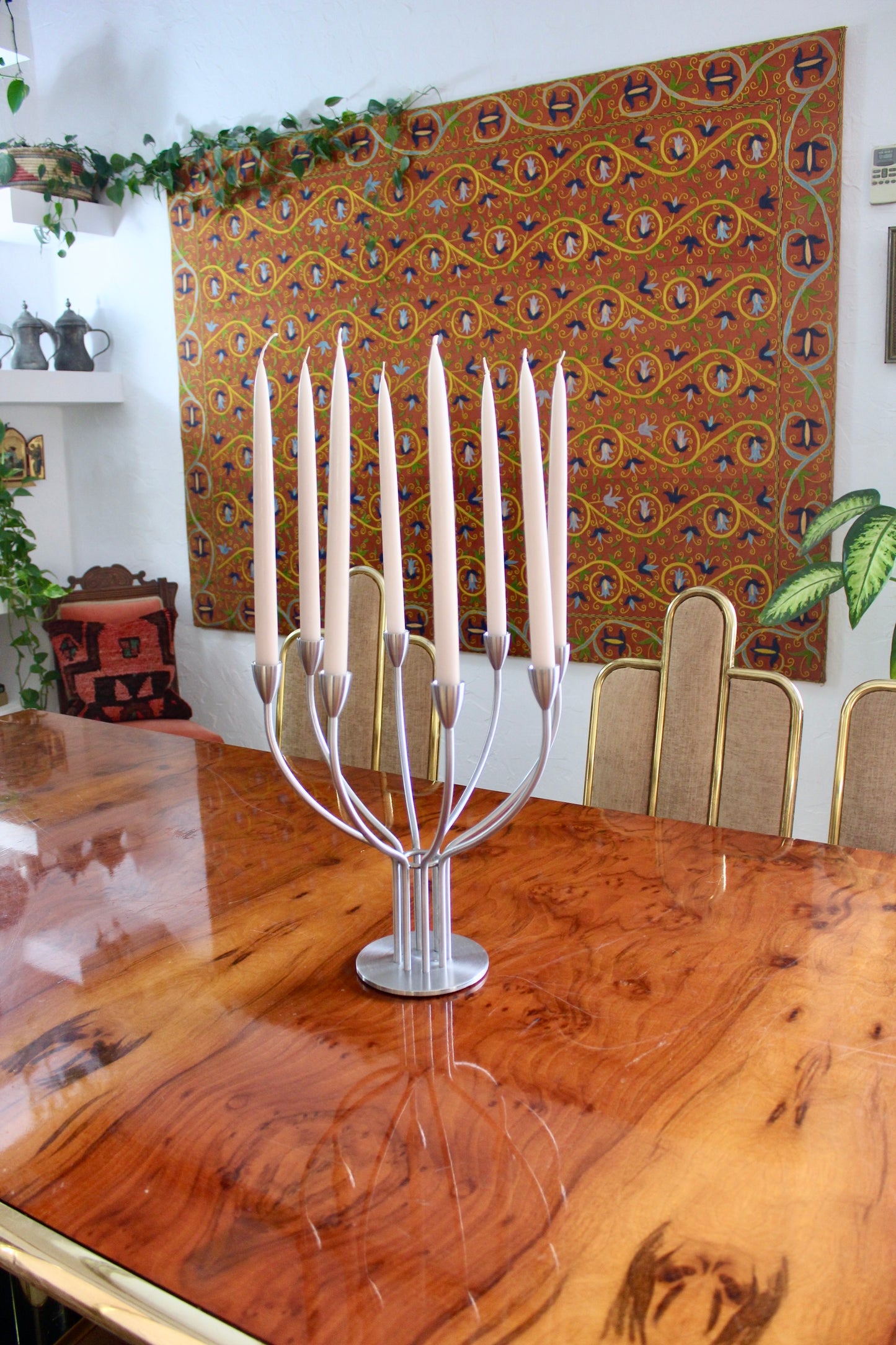 Y2K Hangberg for IKEA 1998-2004 Chrome Candlelabrum