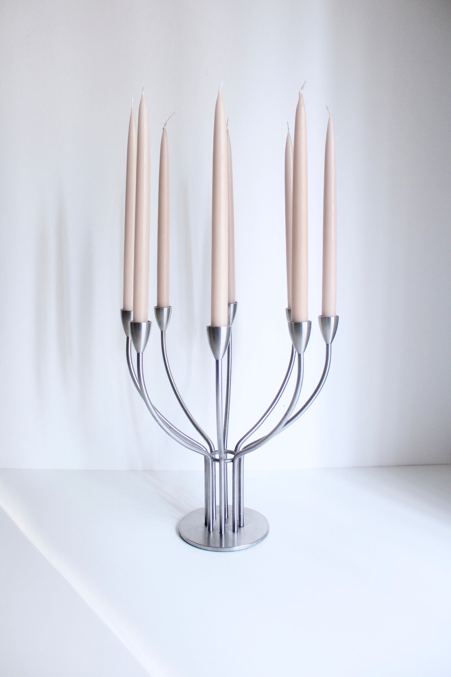 Y2K Hangberg for IKEA 1998-2004 Chrome Candlelabrum