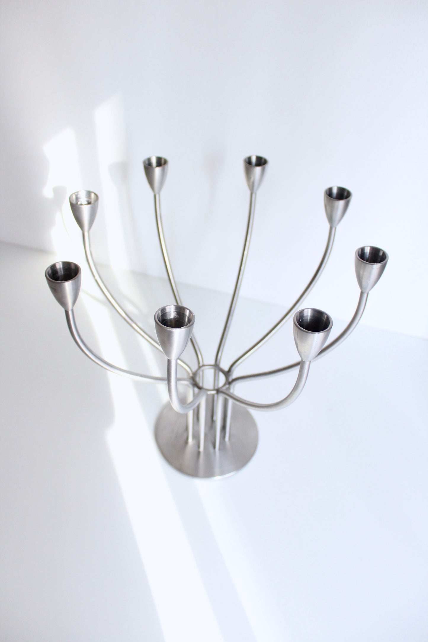 Y2K Hangberg for IKEA 1998-2004 Chrome Candlelabrum