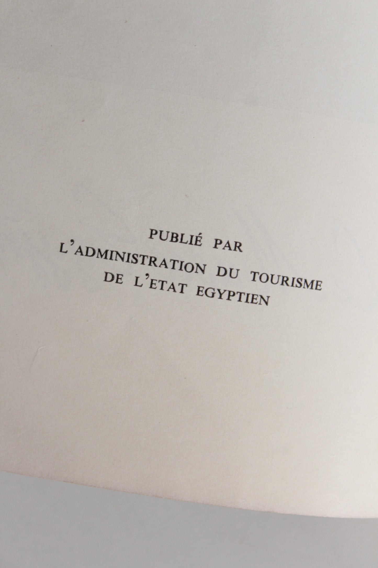 1956 Egyptian Museum Book in French