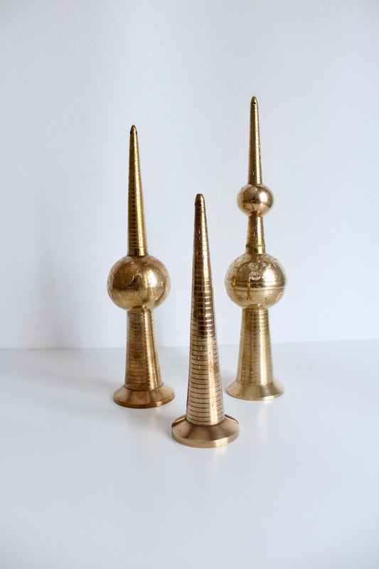 Vintage Brass Kuwait Towers
