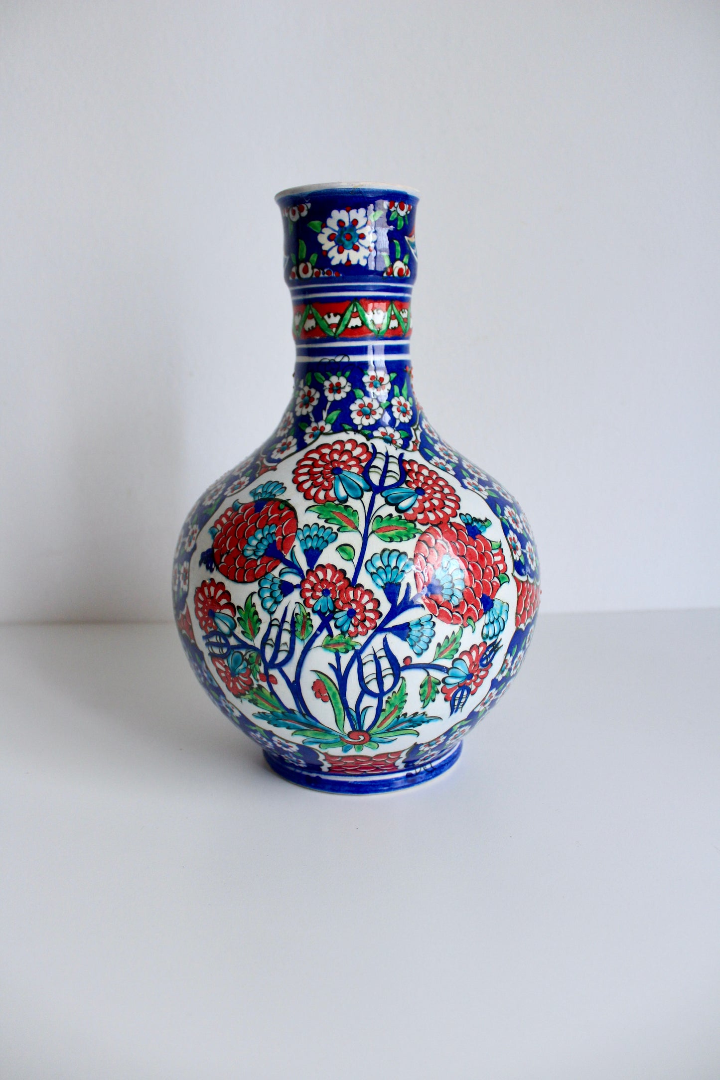 Vintage Iznik Turkish Handmade Vase
