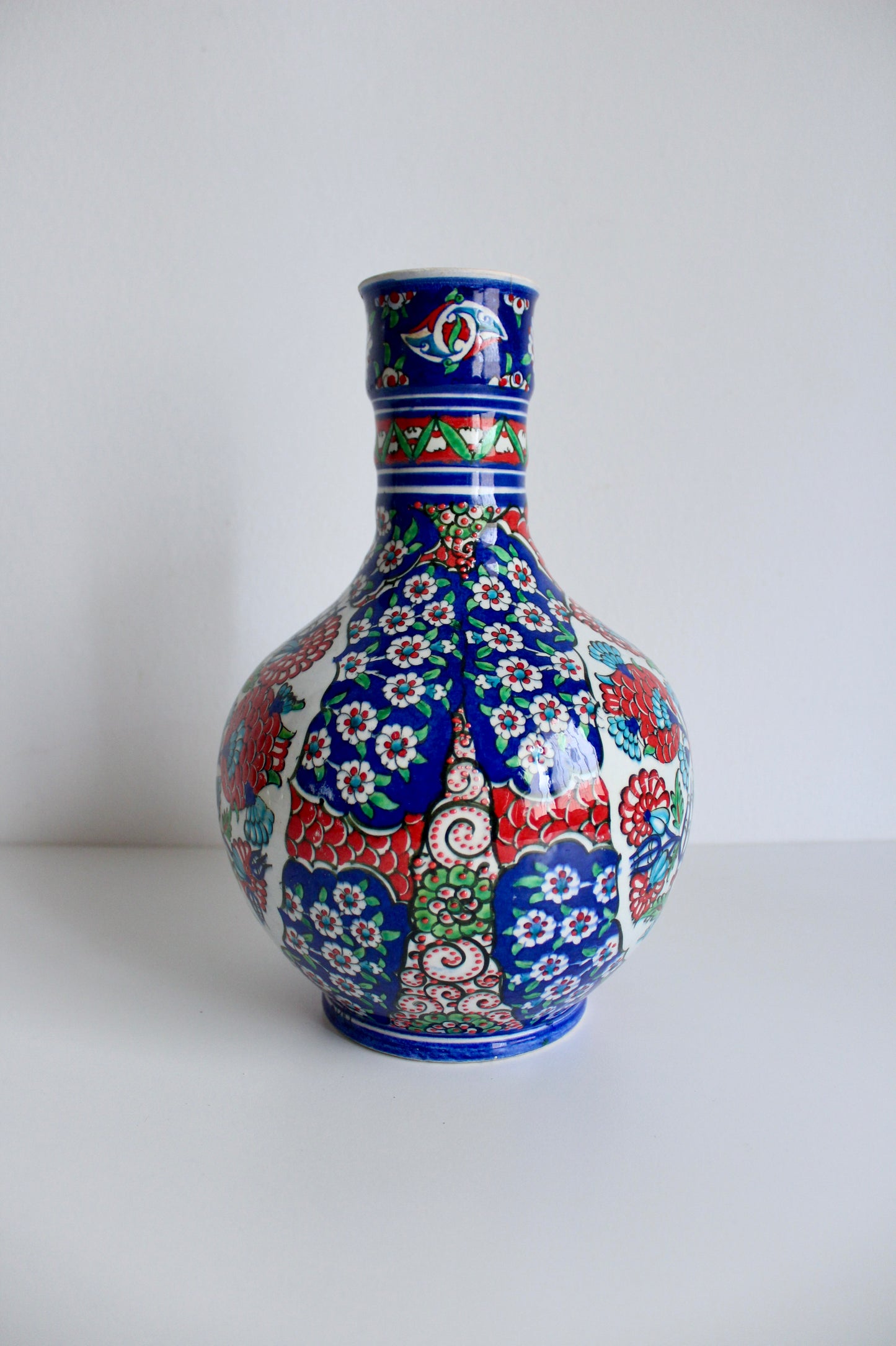 Vintage Iznik Turkish Handmade Vase