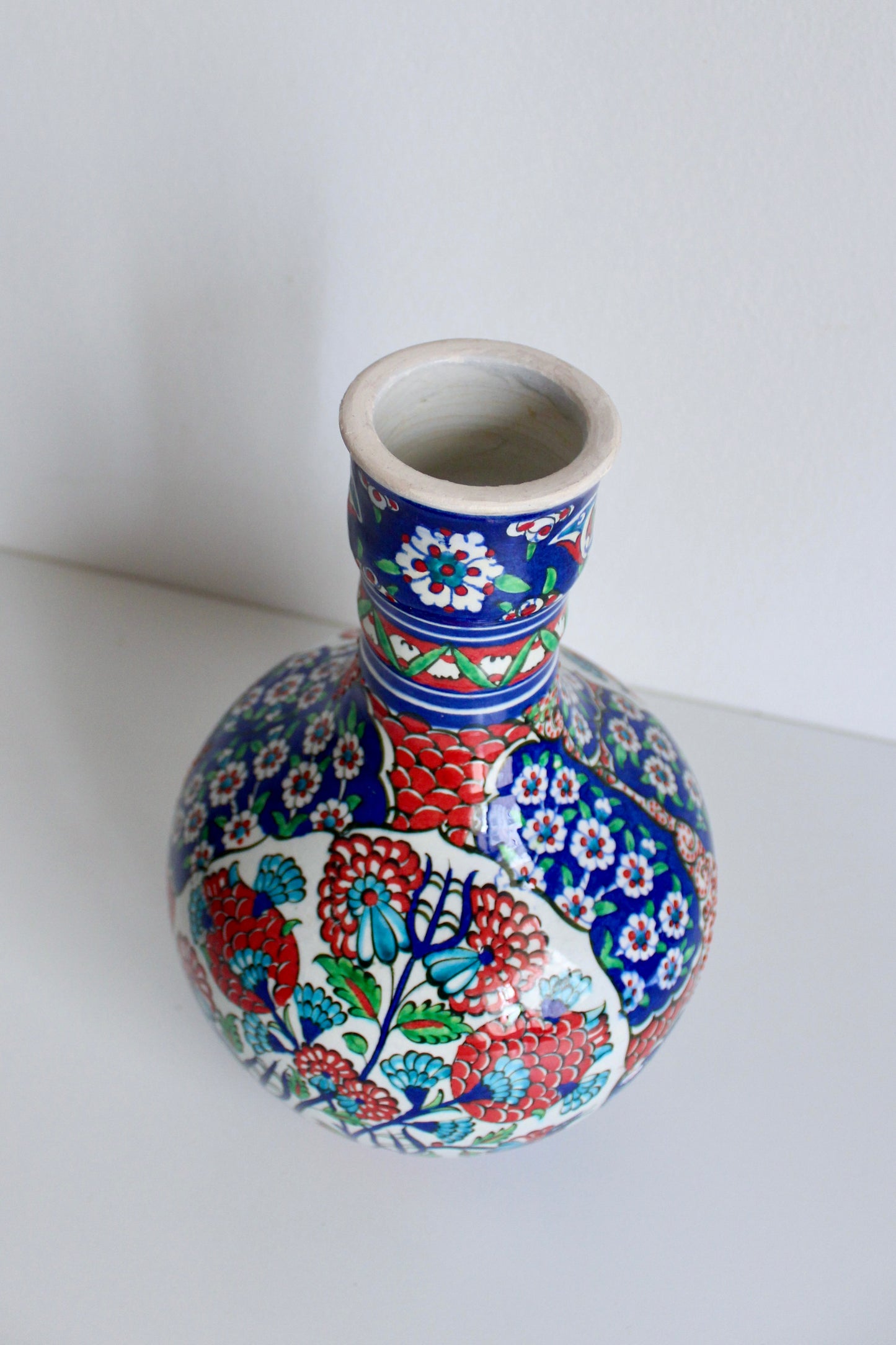 Vintage Iznik Turkish Handmade Vase