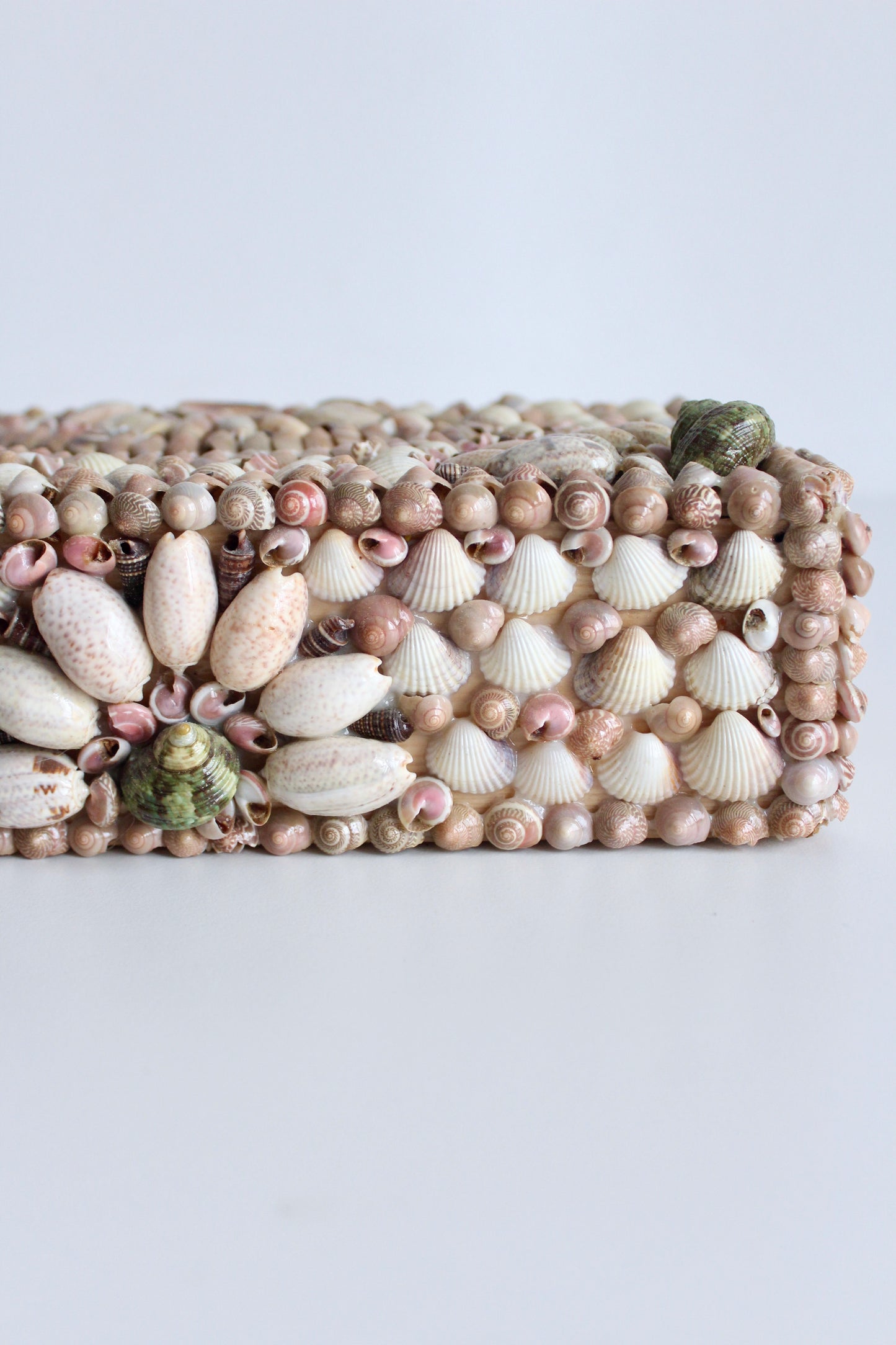 Handmade Shell Tissue Box