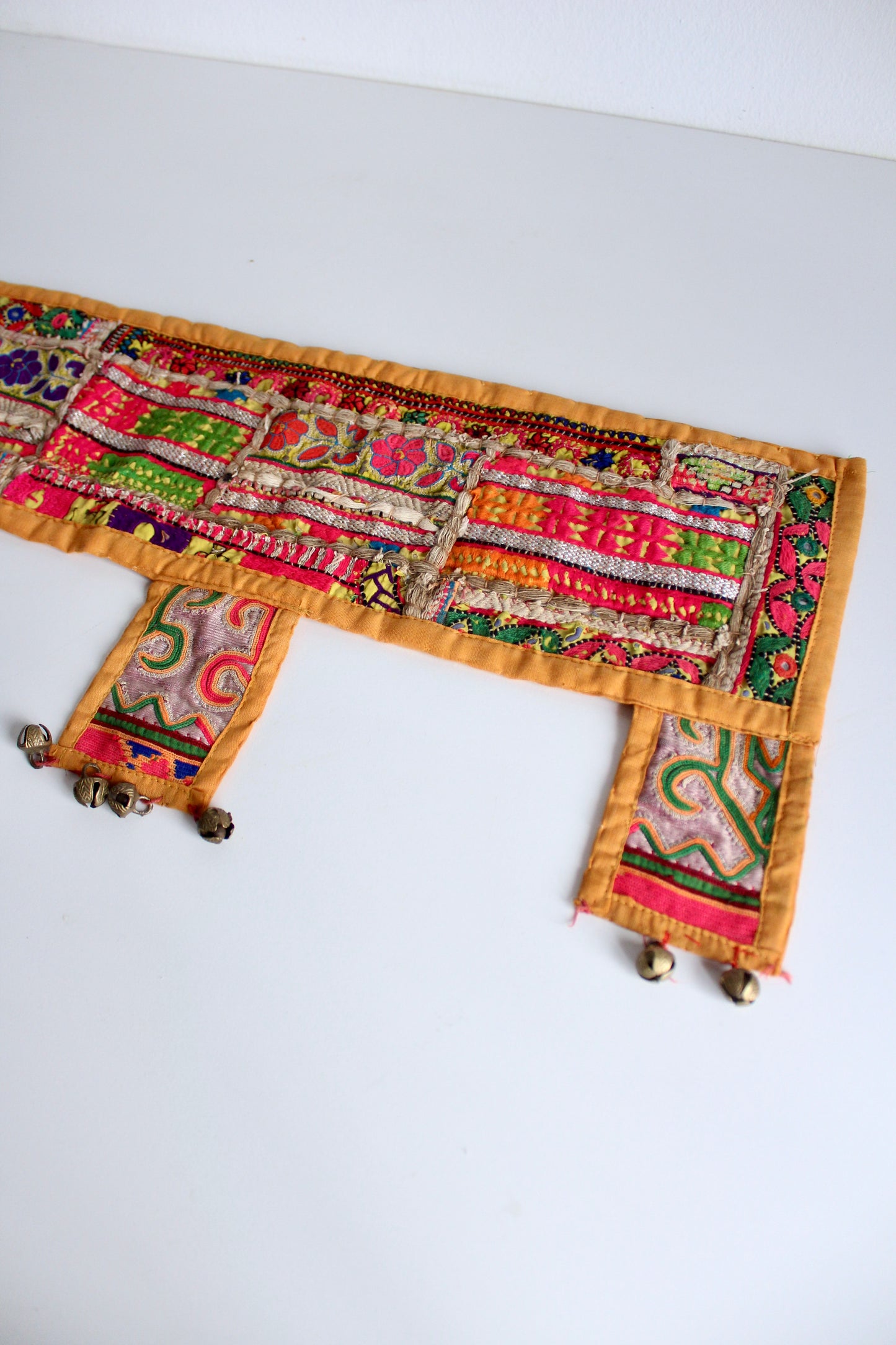 Vintage Indian Embroidered Doorway Toran