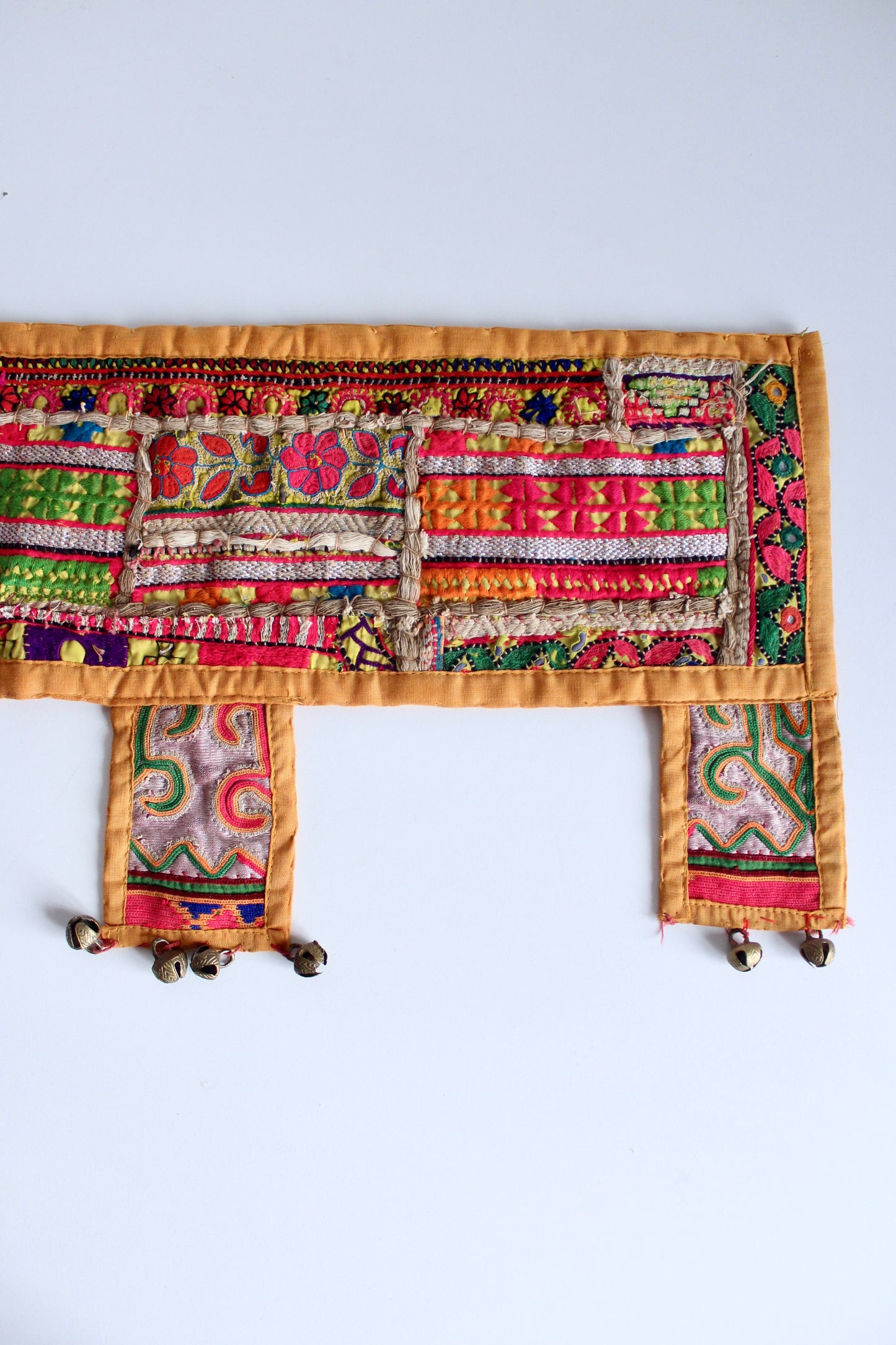 Vintage Indian Embroidered Doorway Toran