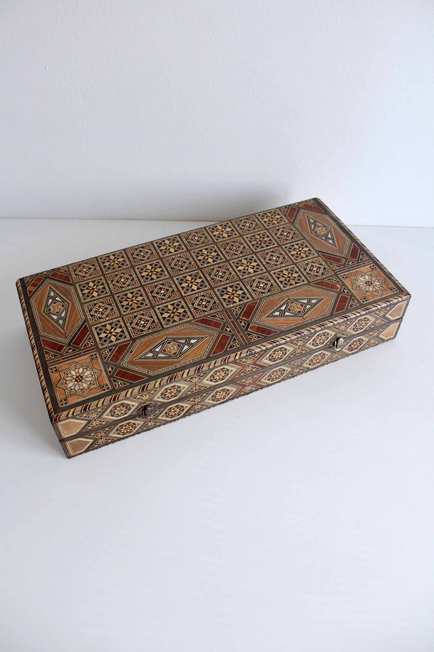 Syrian Marquetry Backgammon and Chess Board