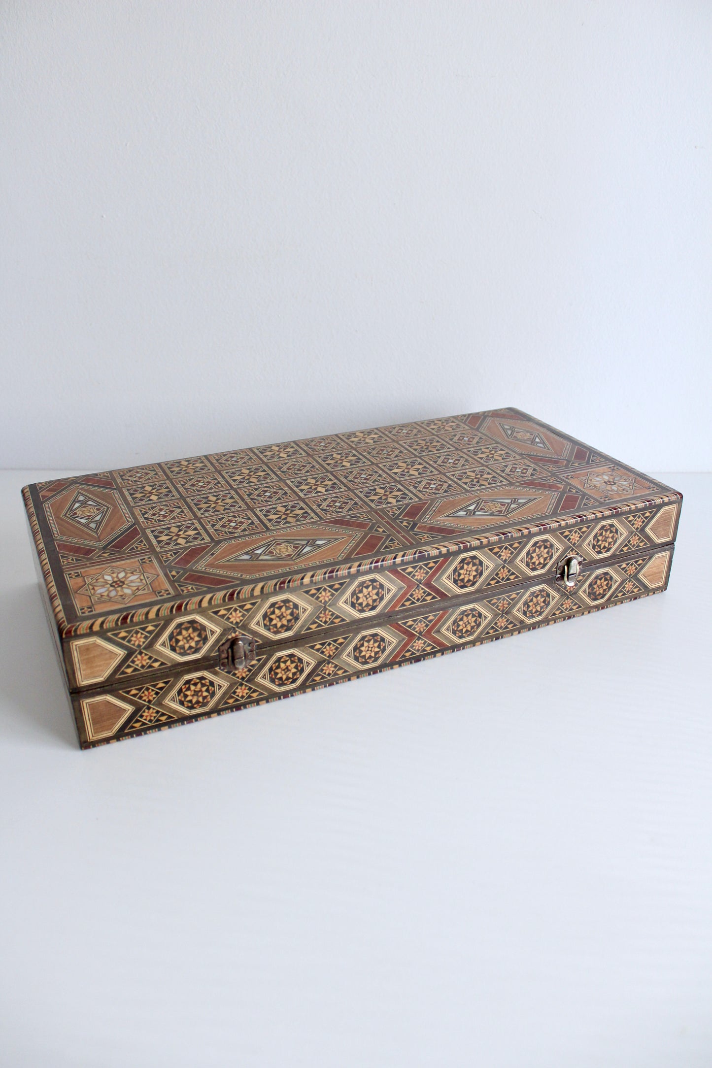 Syrian Marquetry Backgammon and Chess Board
