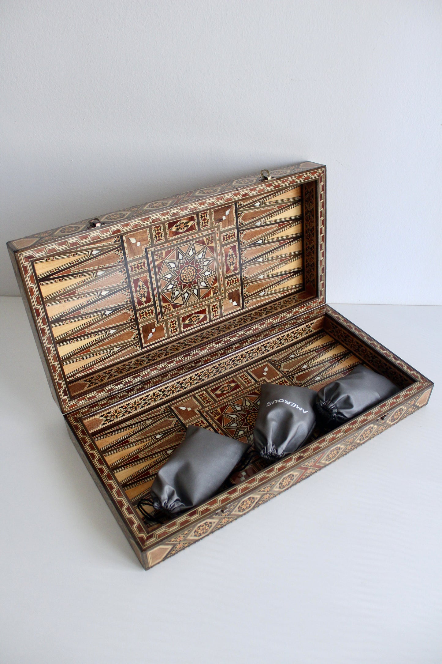 Syrian Marquetry Backgammon and Chess Board
