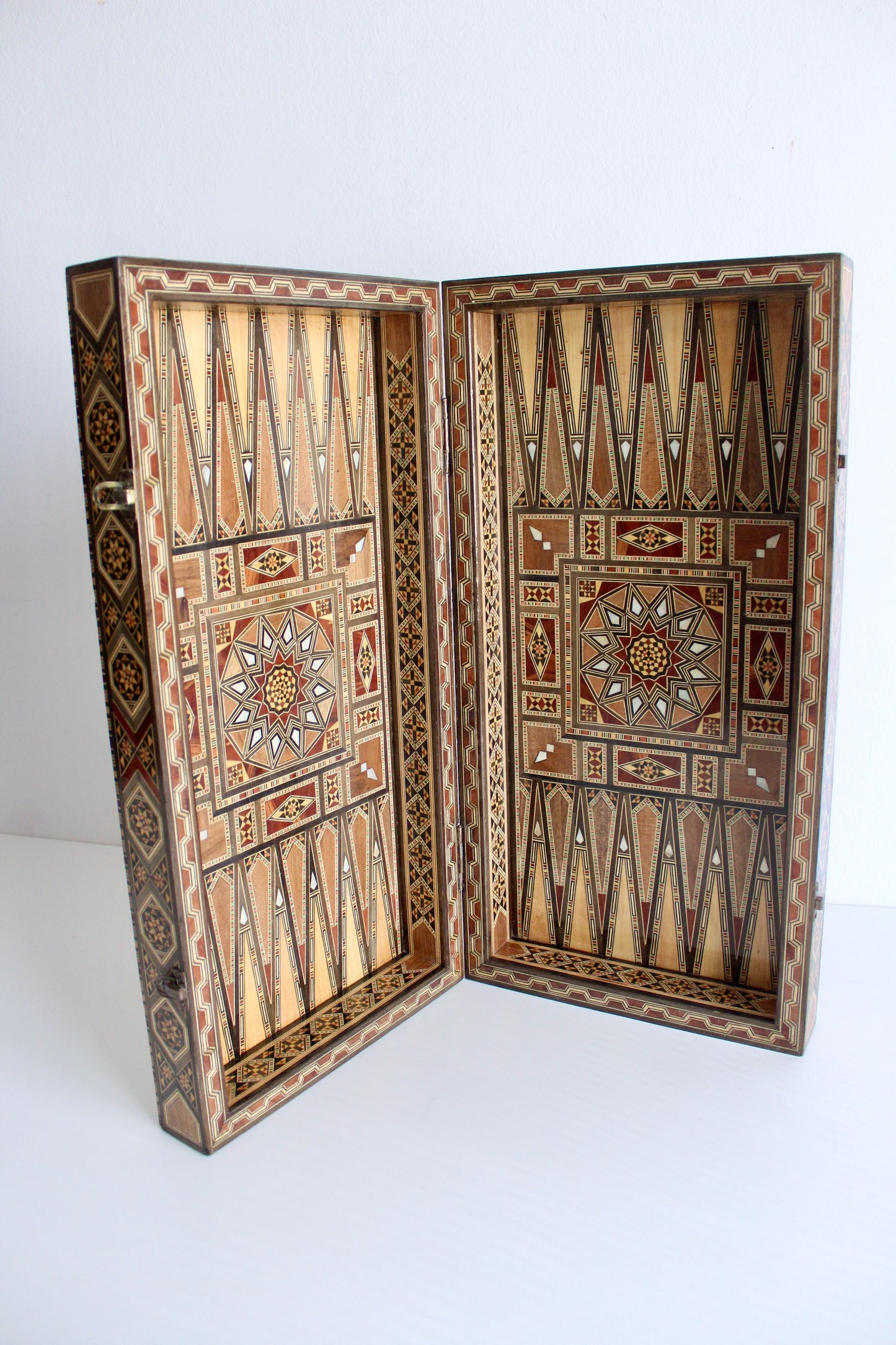 Syrian Marquetry Backgammon and Chess Board