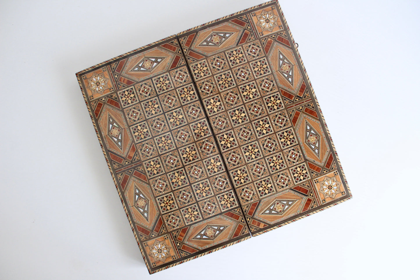 Syrian Marquetry Backgammon and Chess Board