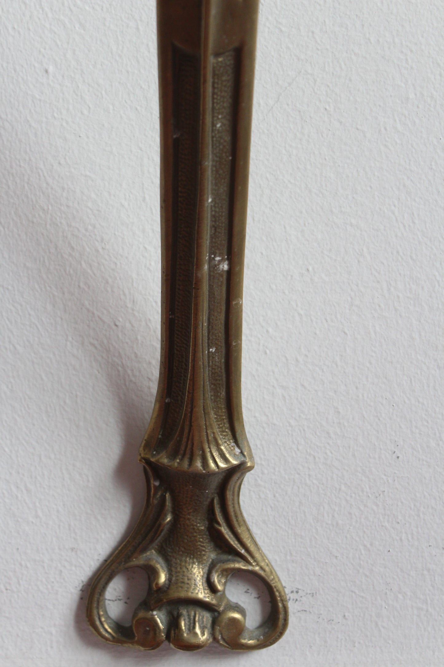 Antique Louis XV Revival French Gilt Brass Console Table with Marble Top