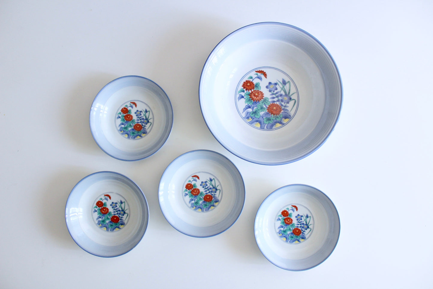 Vintage 1960s Japanese Tono China Bowls