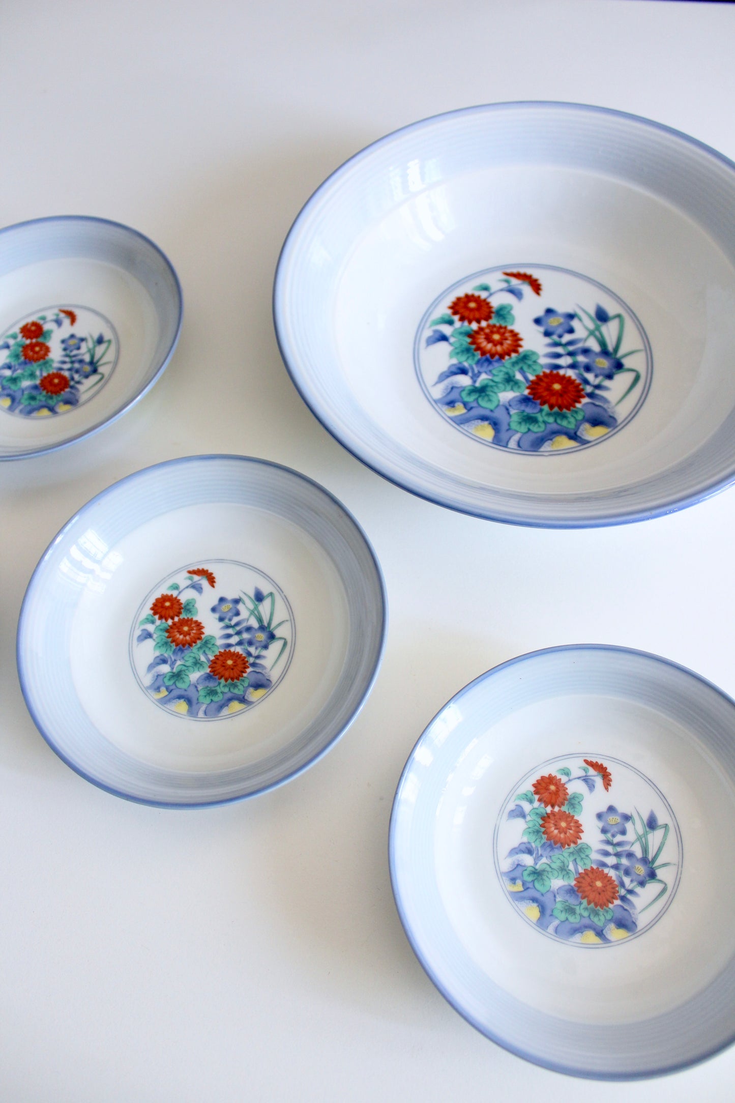 Vintage 1960s Japanese Tono China Bowls