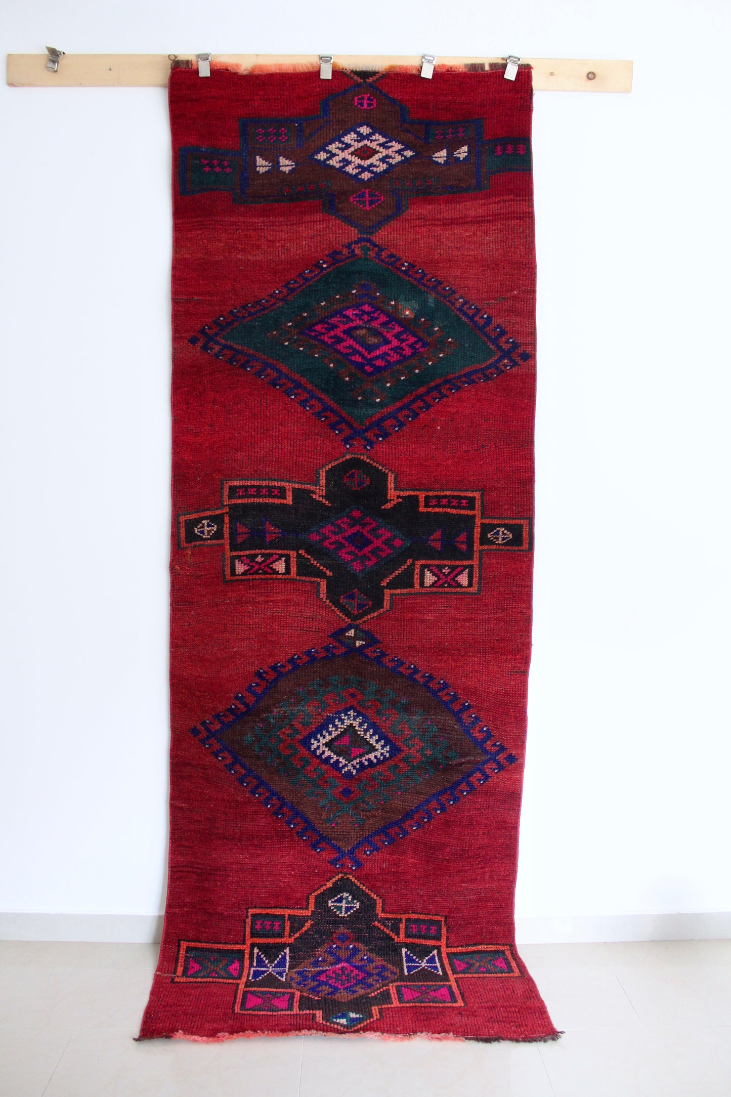 Vintage Turkish Runner - 107x308