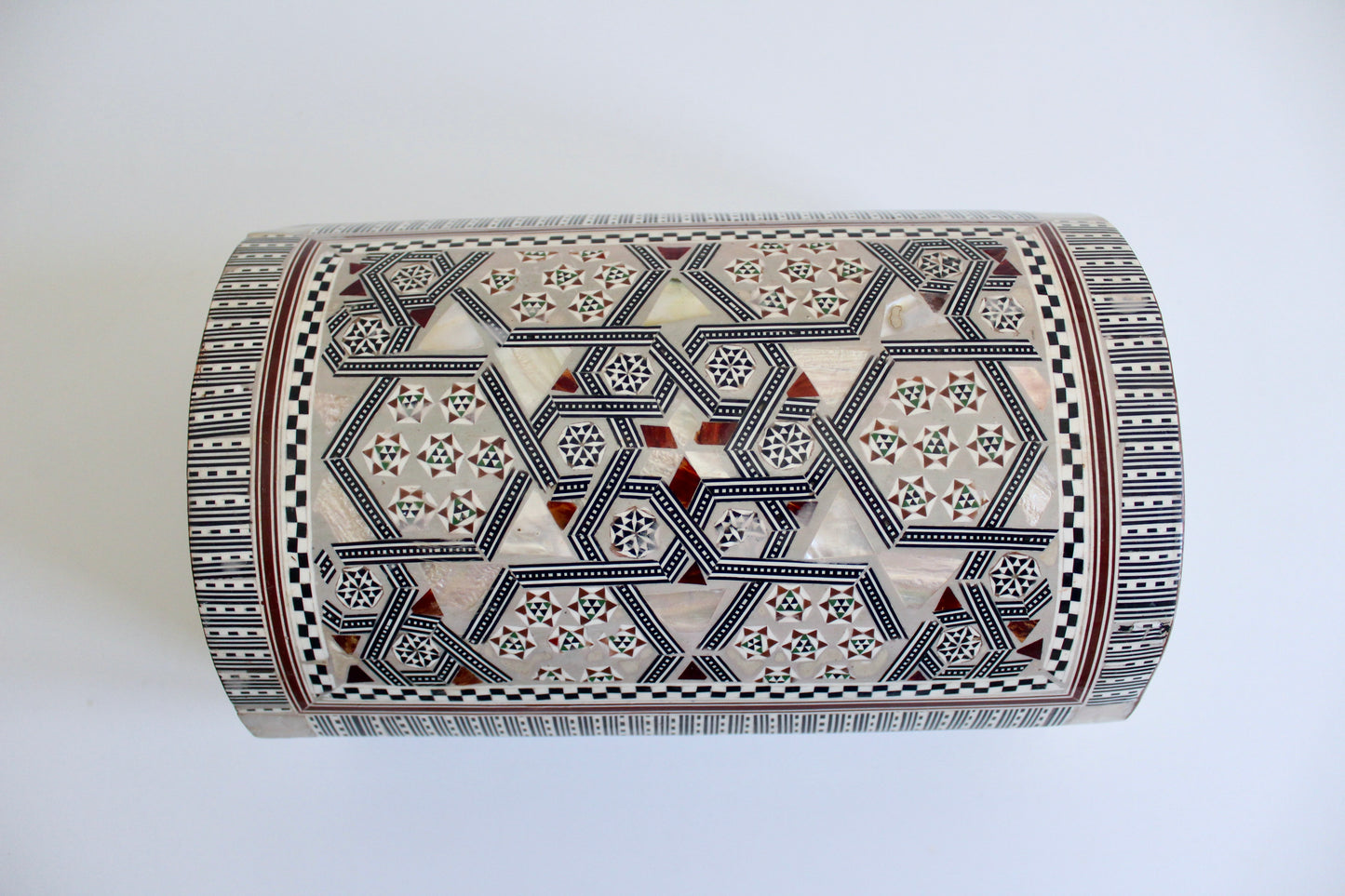 Vintage Syrian Marquetry Domed Box