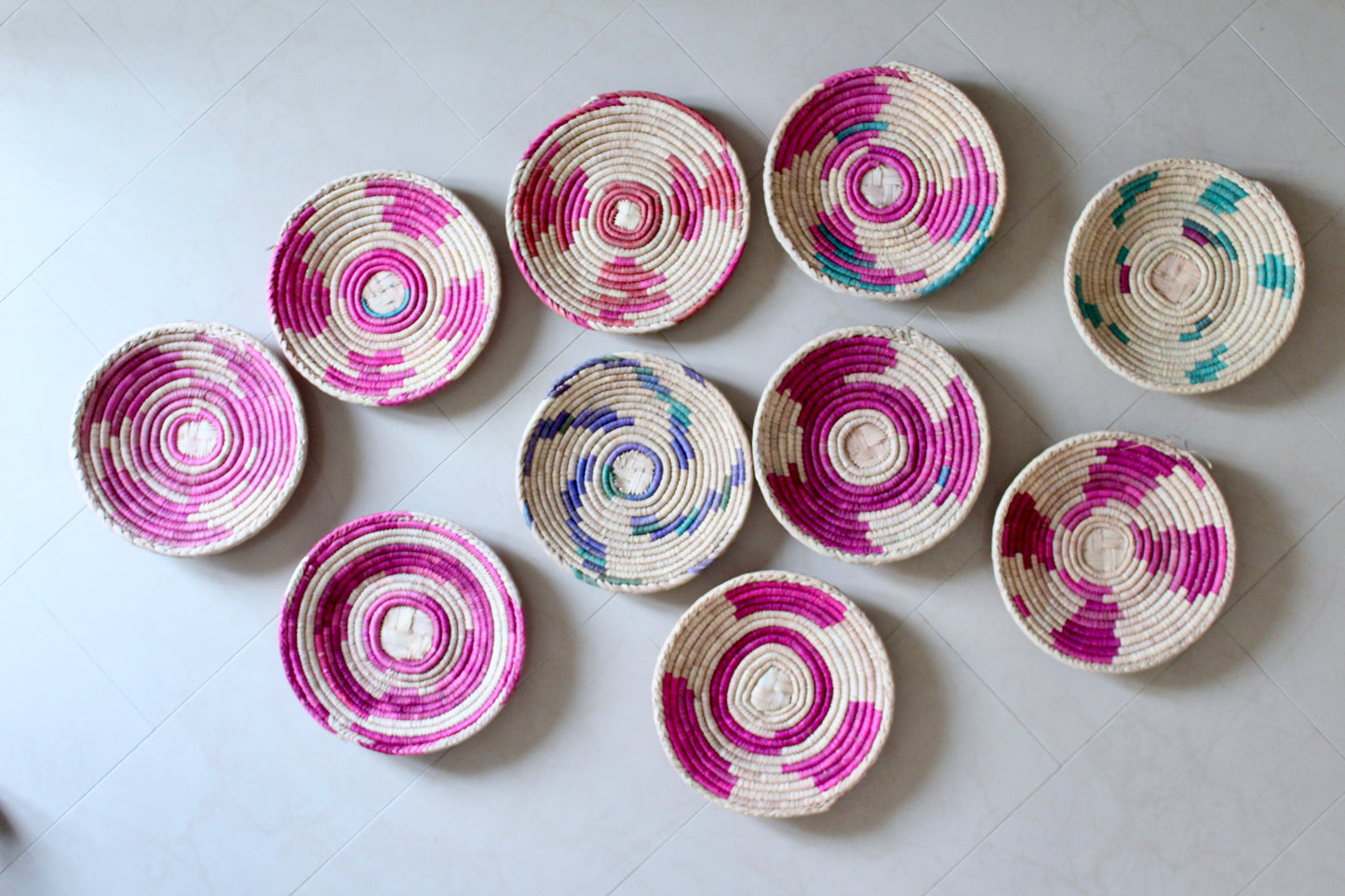 Handwoven Pakistani Baskets Basket Wall