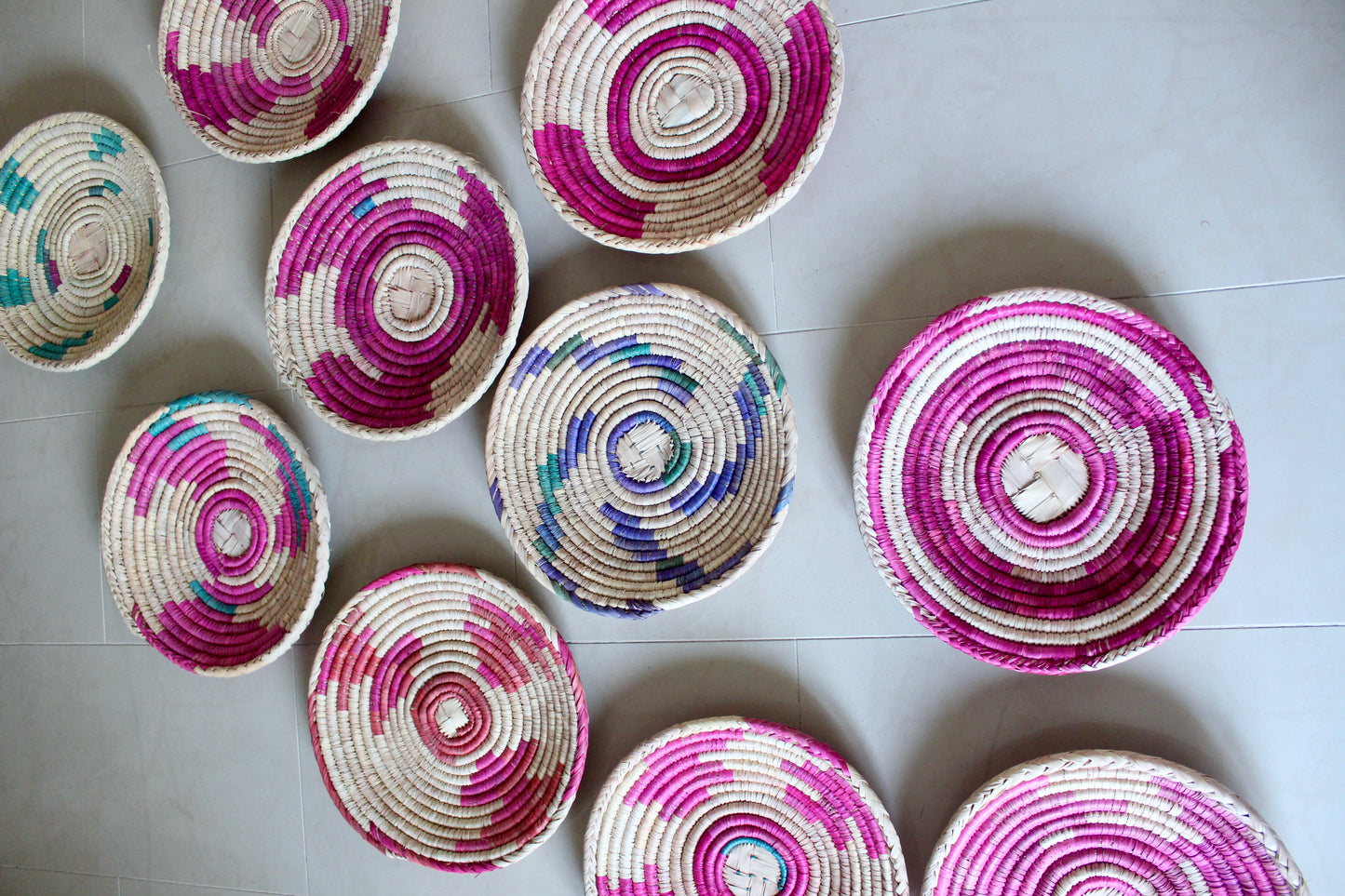 Handwoven Pakistani Baskets Basket Wall