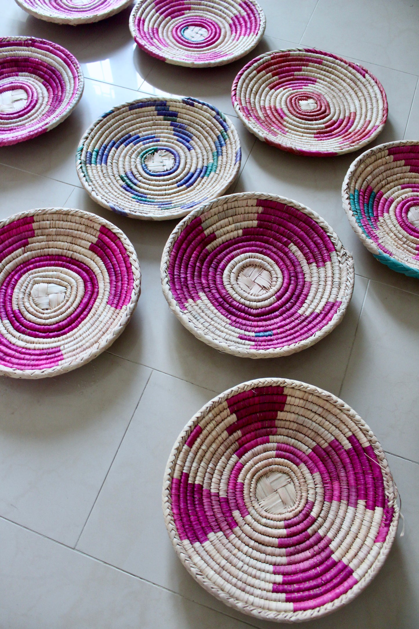 Handwoven Pakistani Baskets Basket Wall