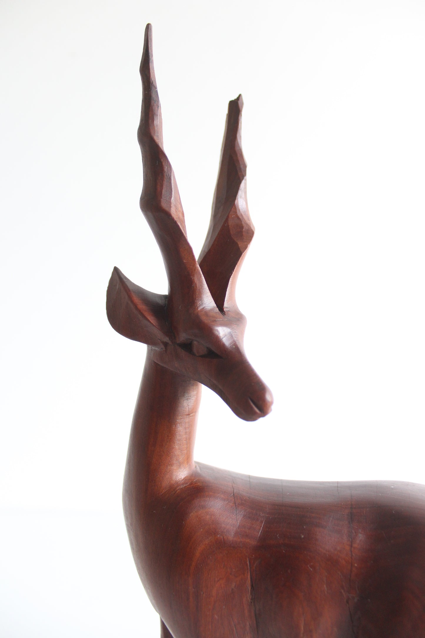 Mid Century East African Gazelle Sculpture