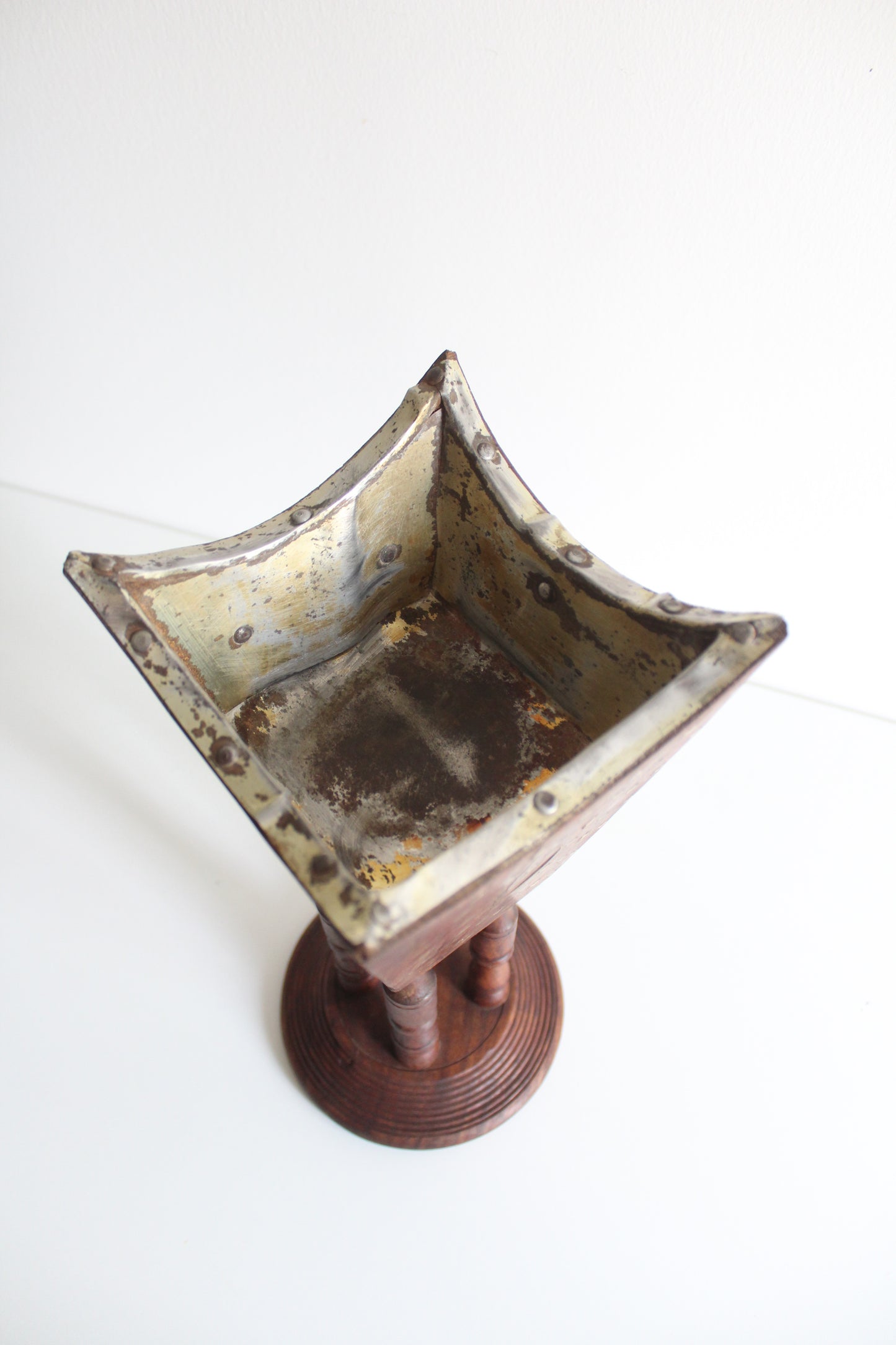 Large Rosewood and Brass Inlay Mubkhar