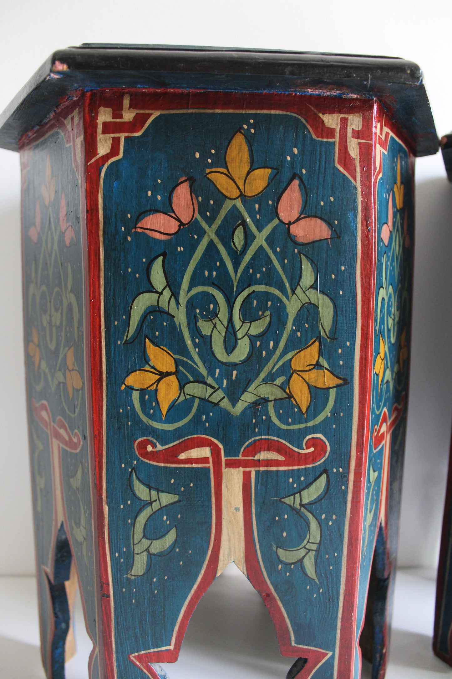 Vintage Moroccan Side Tables Set