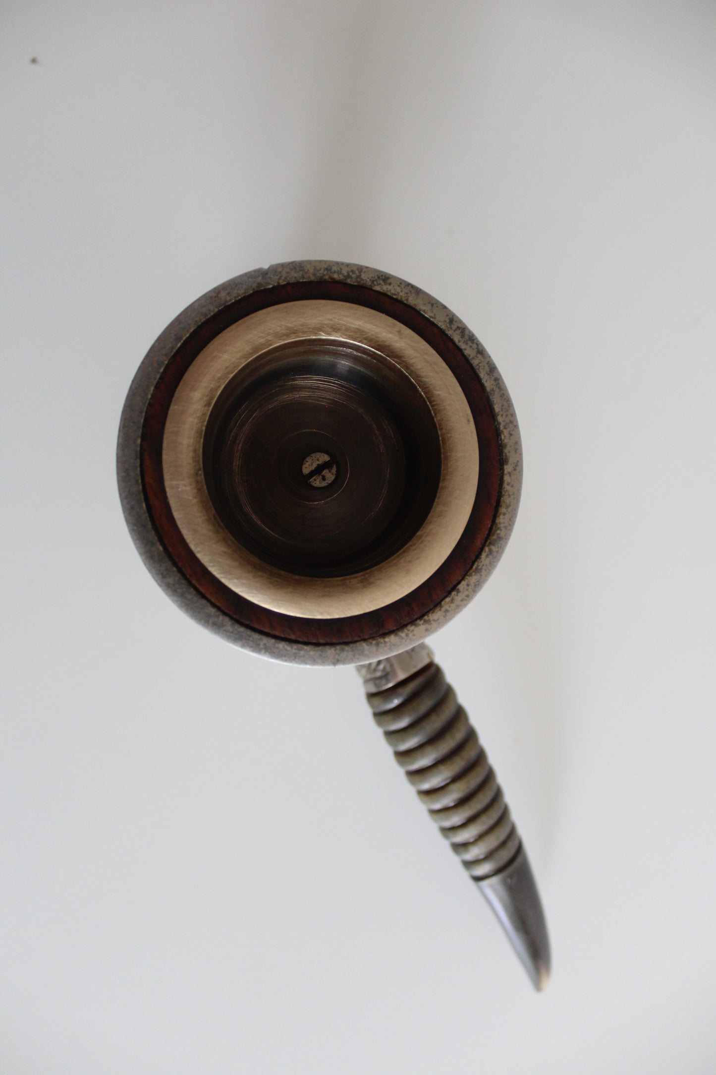 North Indian Mubkhar with Natural Horn Handle