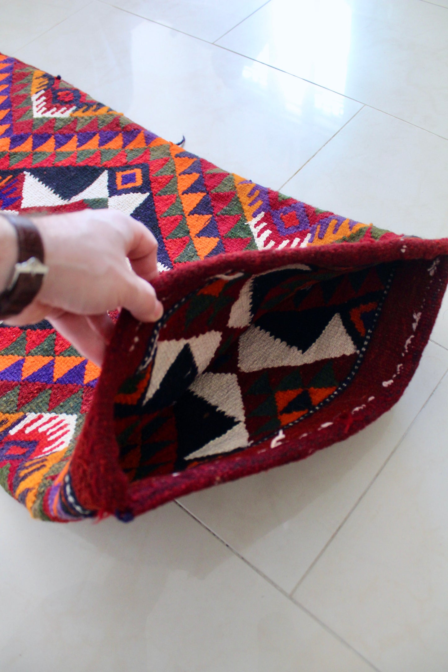 Handwoven Sadu Pillow 1 - 48x90